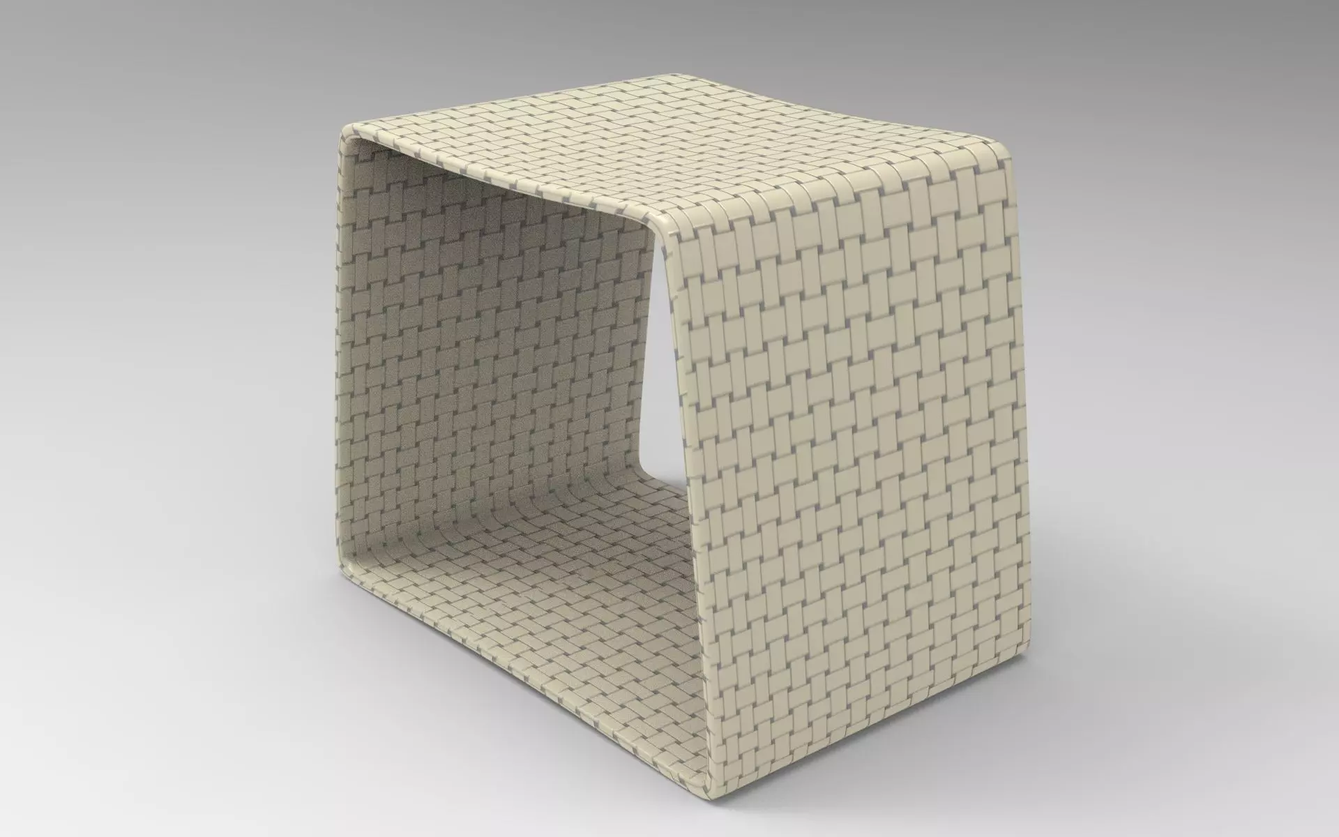 Tonys Stool Low-poly 3D model_0