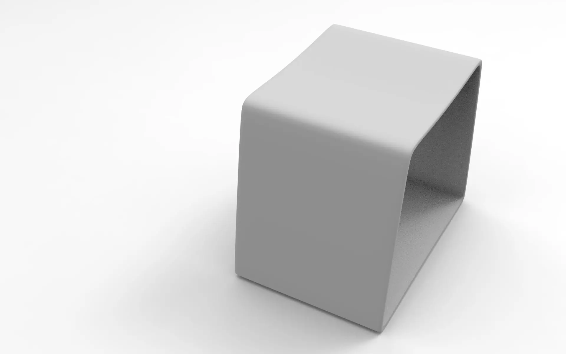 Tonys Stool Low-poly 3D model_7