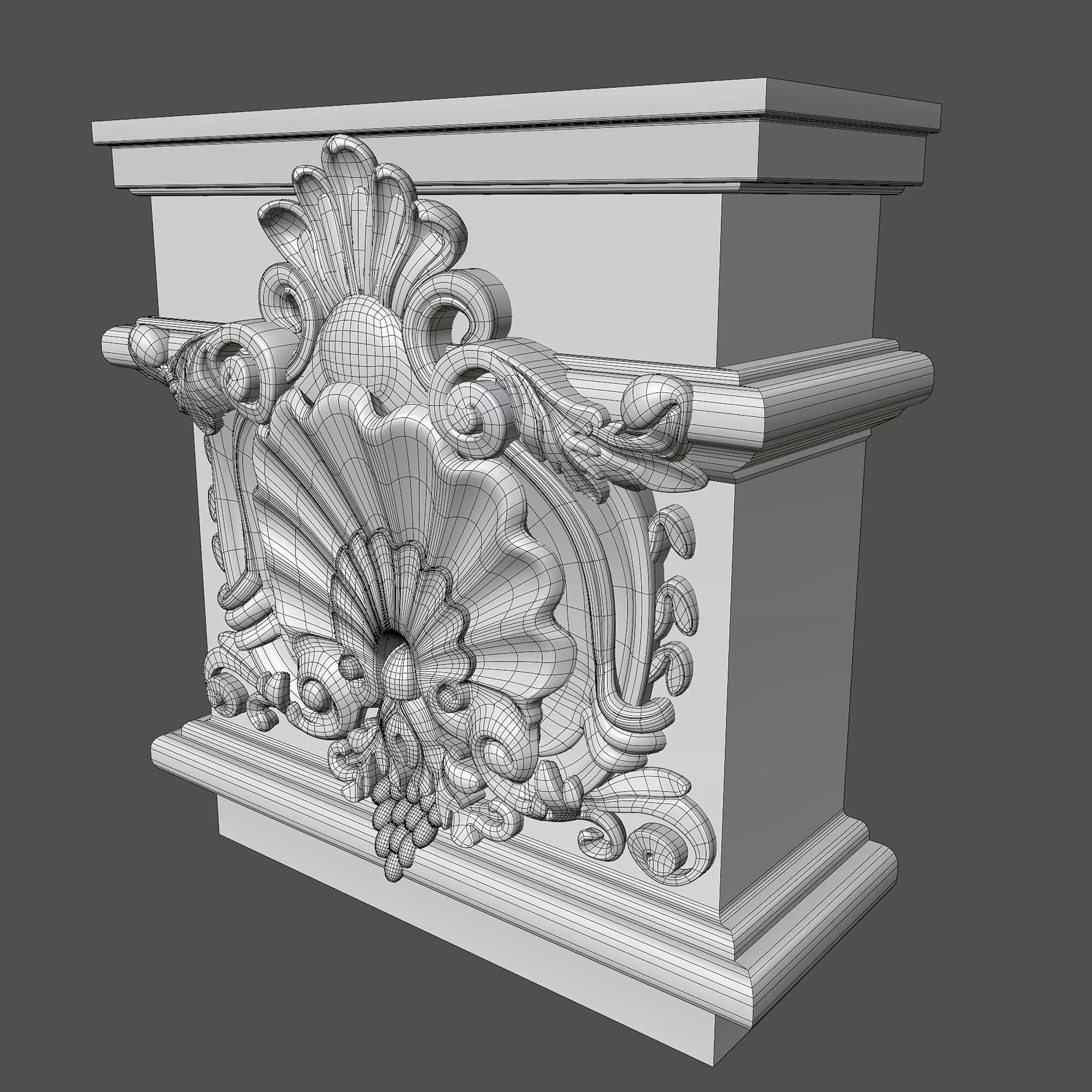 stone art 3D model_7