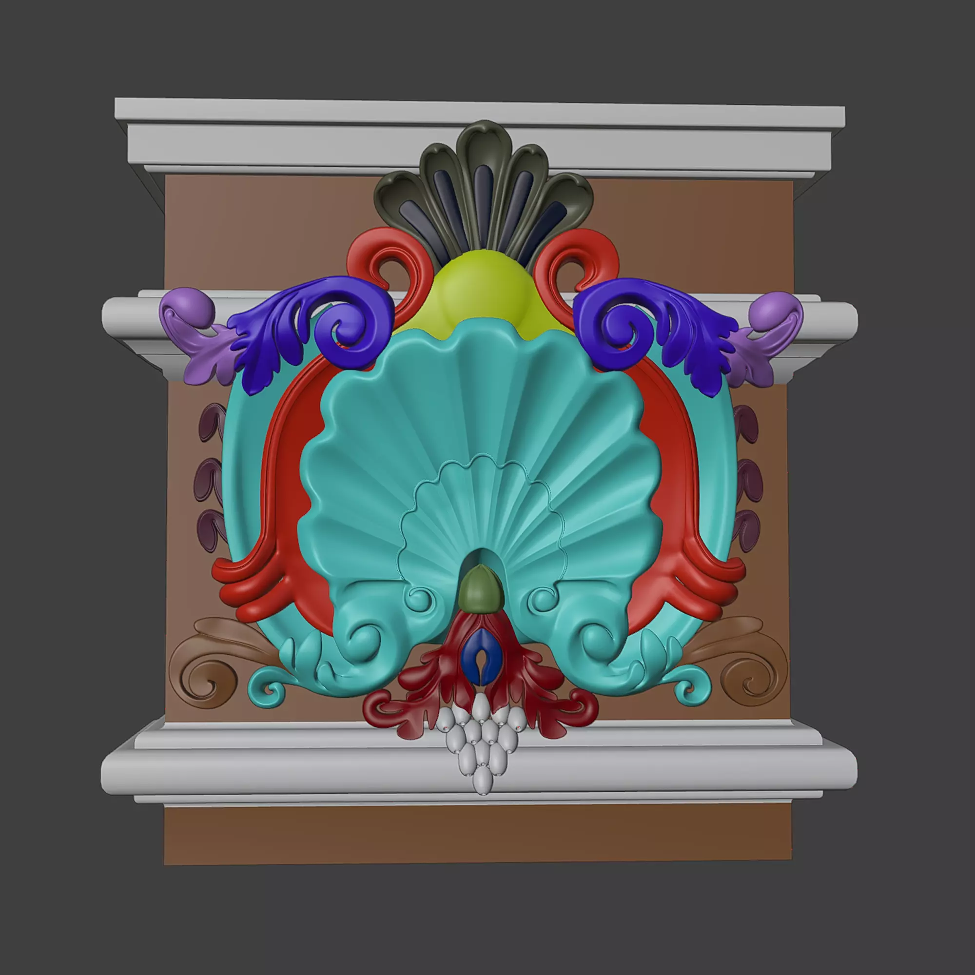 stone art 3D model_6