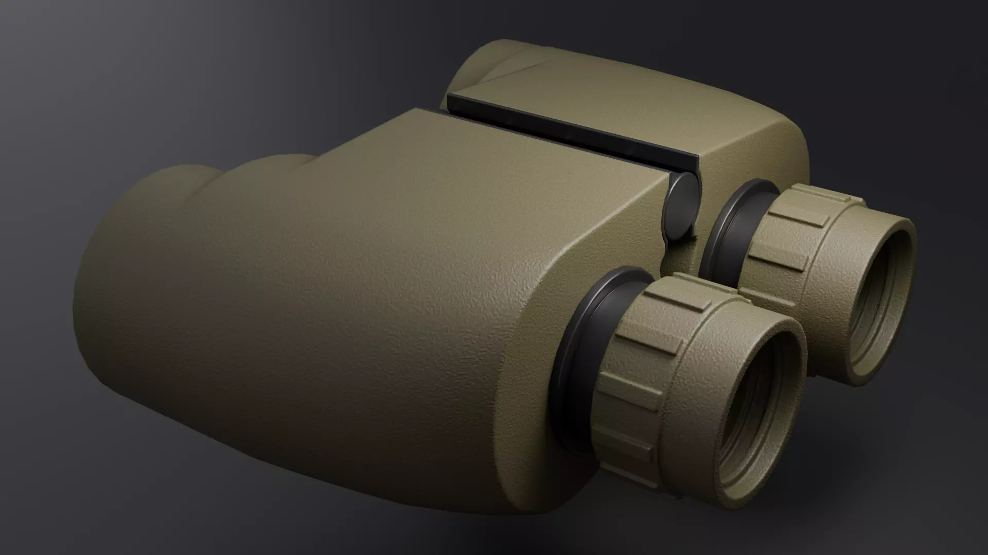 Steiner 10x50 Military Binocular Low-poly 3D model_0