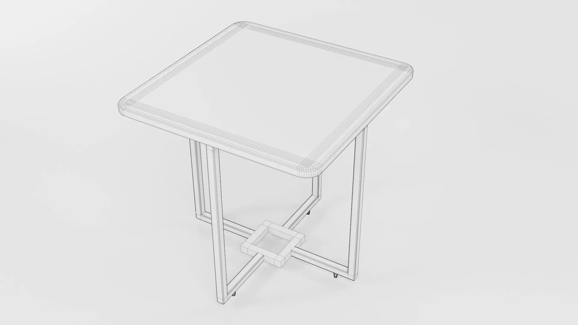 Square Table SG47 3D model_6