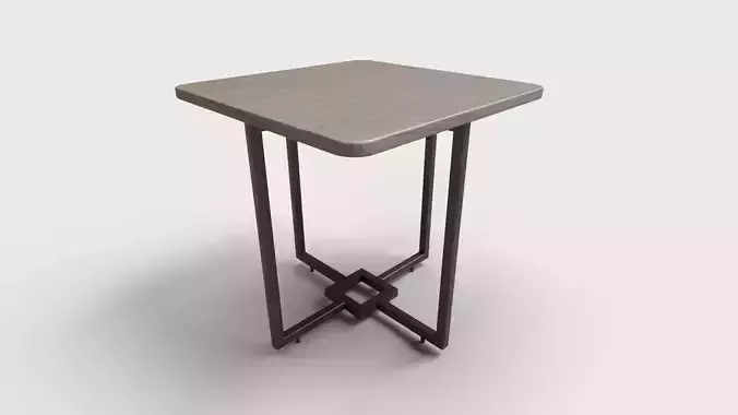 Square Table SG47 3D model
