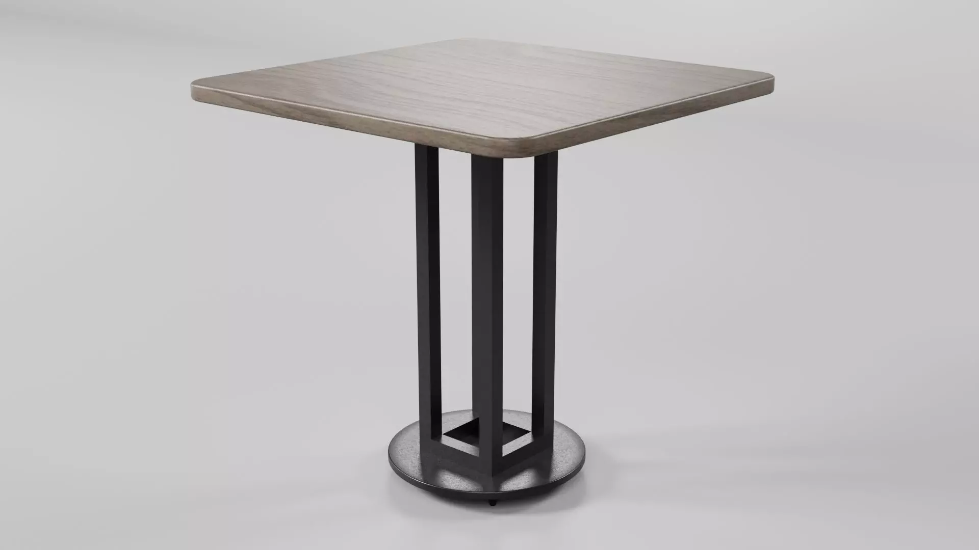 Square Table CG48 3D model_3