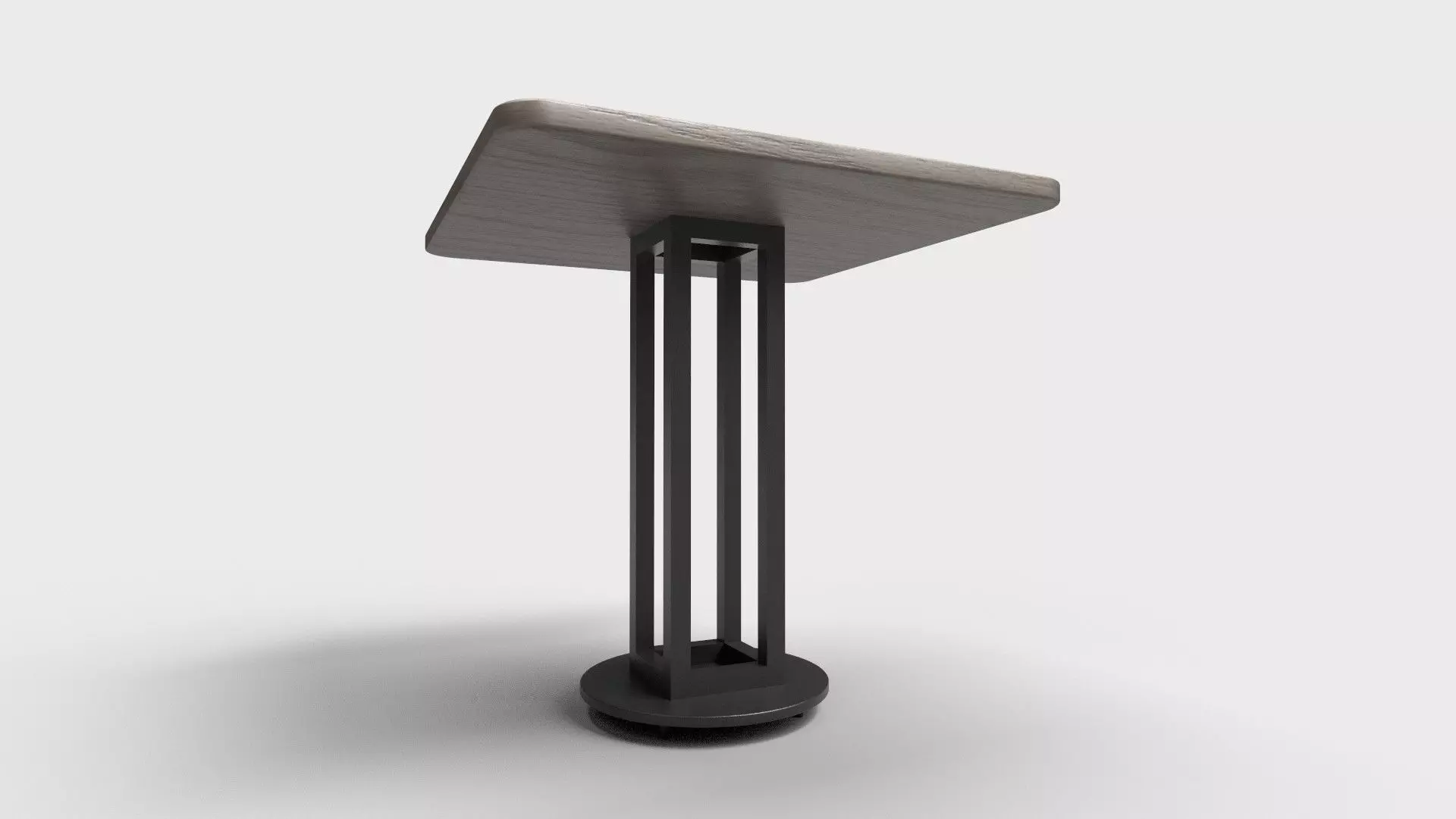Square Table CG48 3D model_2
