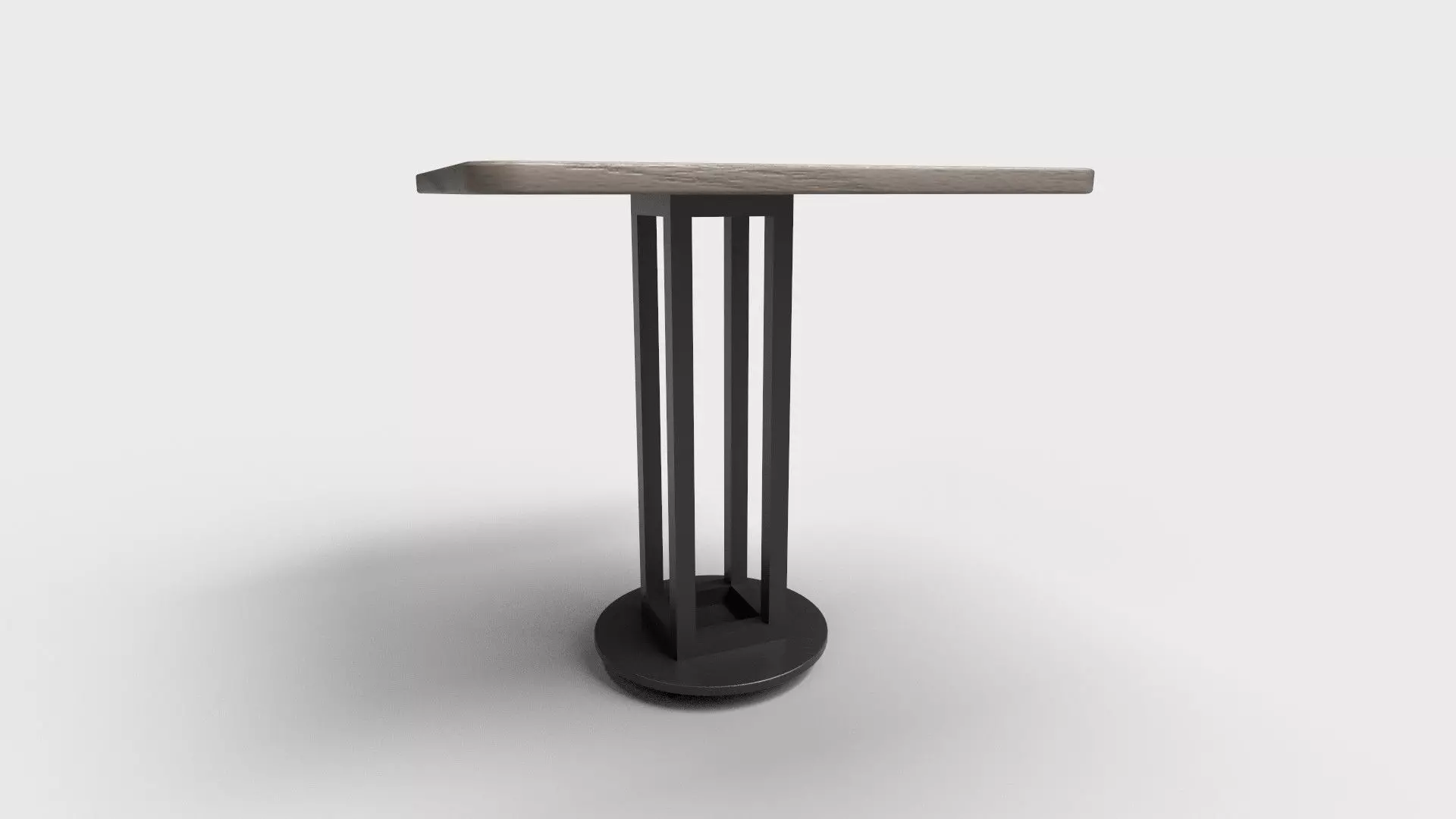 Square Table CG48 3D model_1