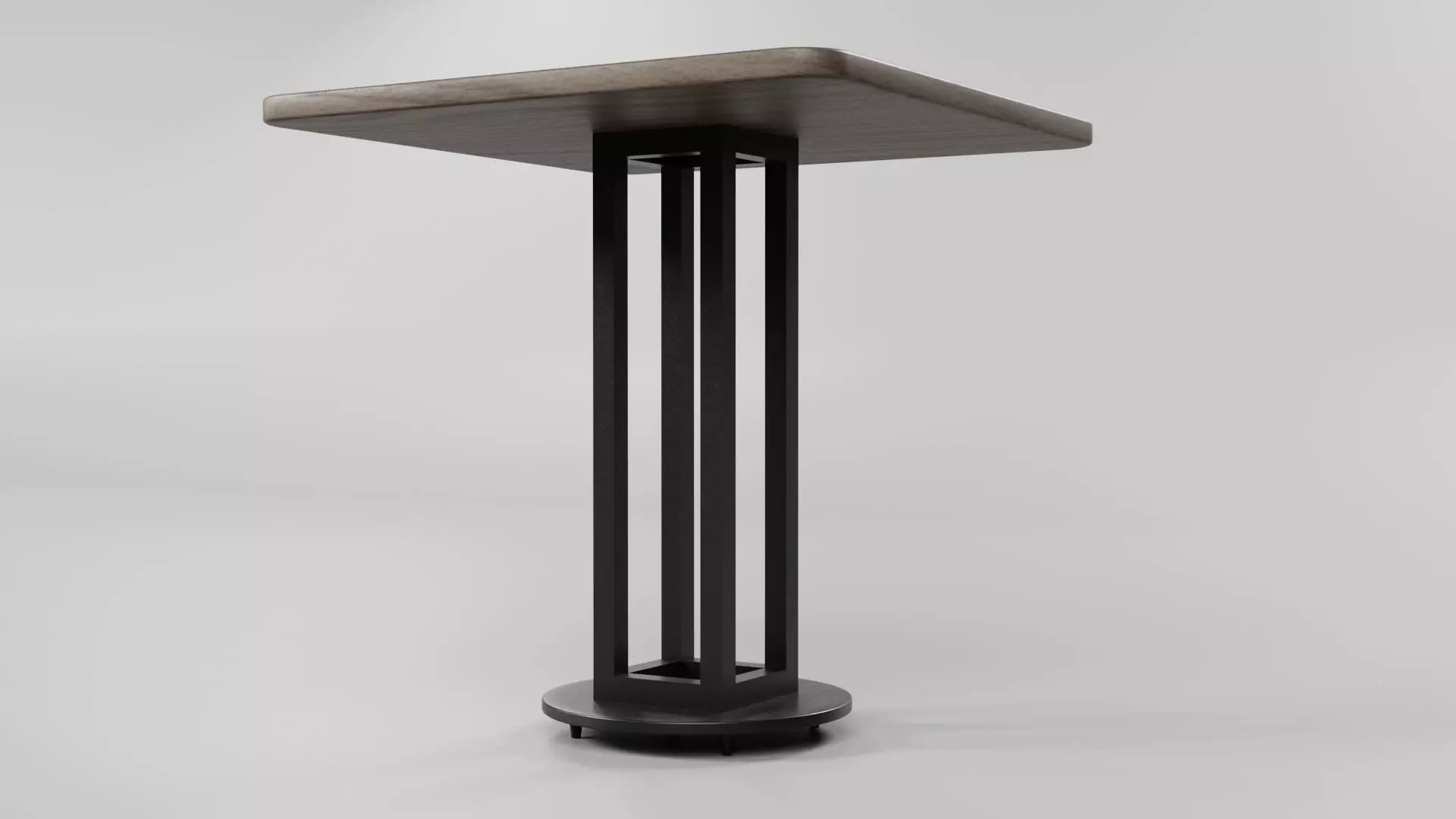 Square Table CG48 3D model_4