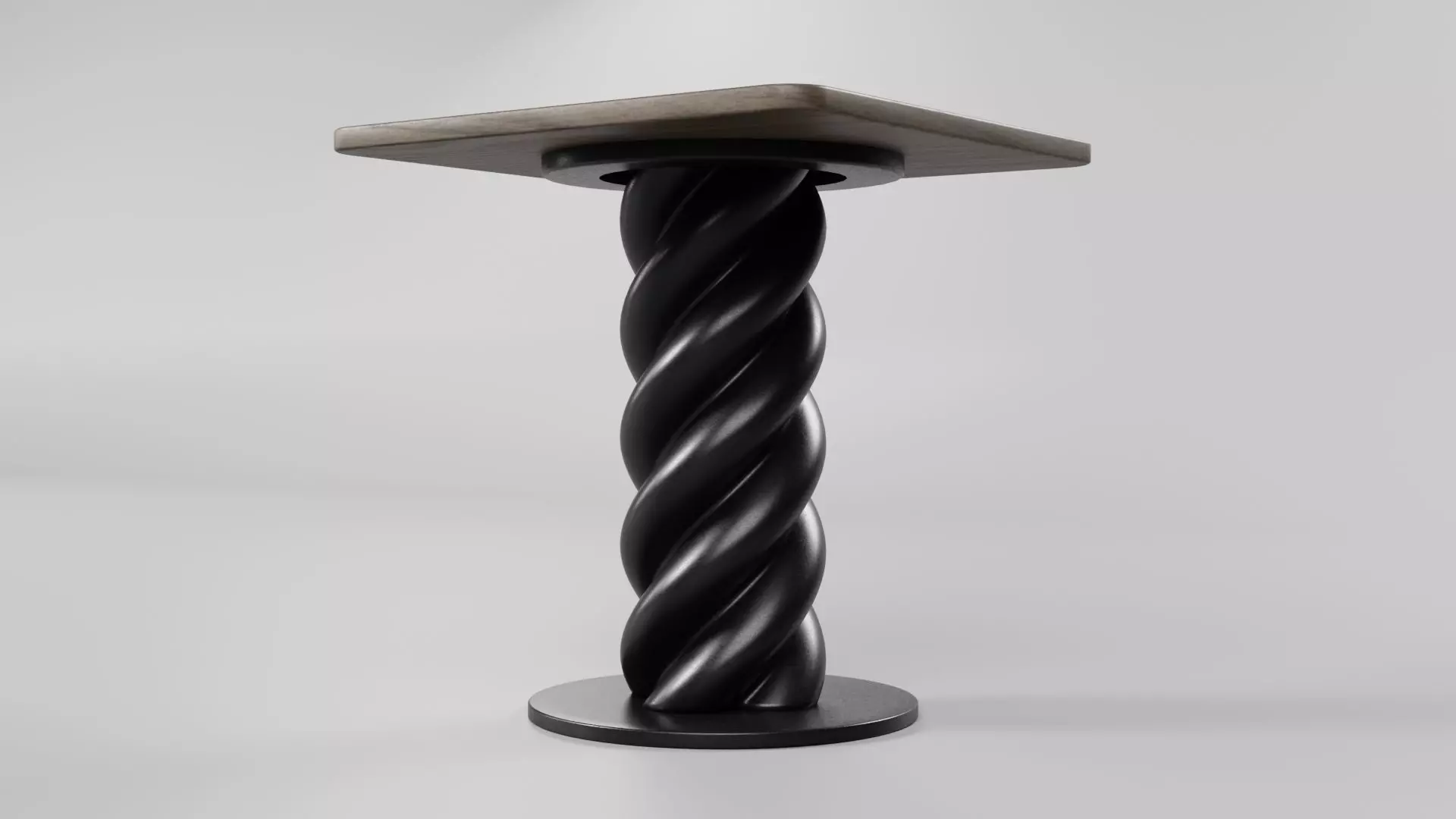 Square Table CG49 3D model_4