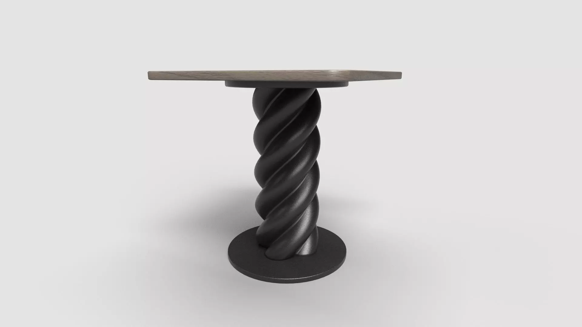Square Table CG49 3D model_1