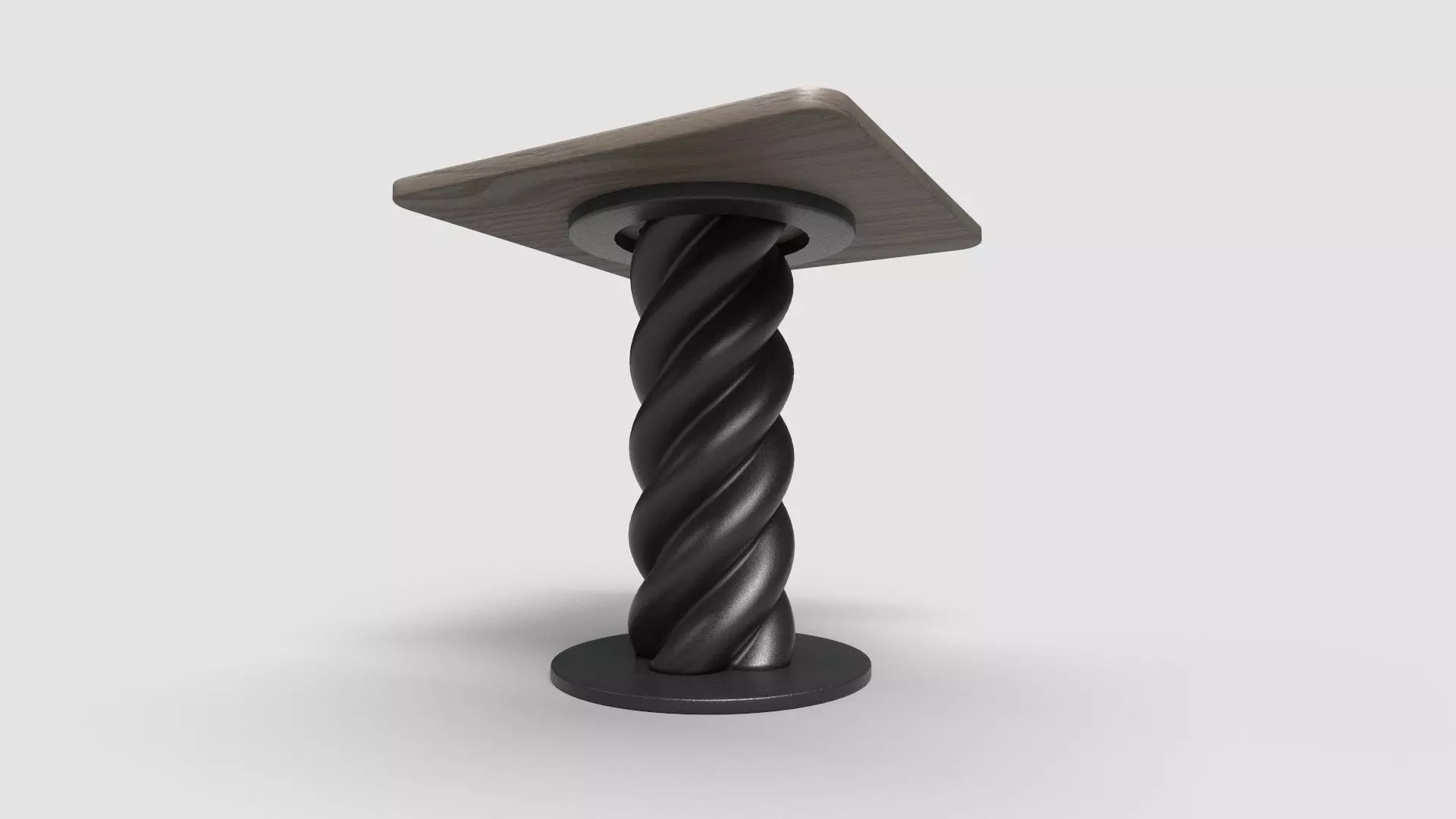 Square Table CG49 3D model_2