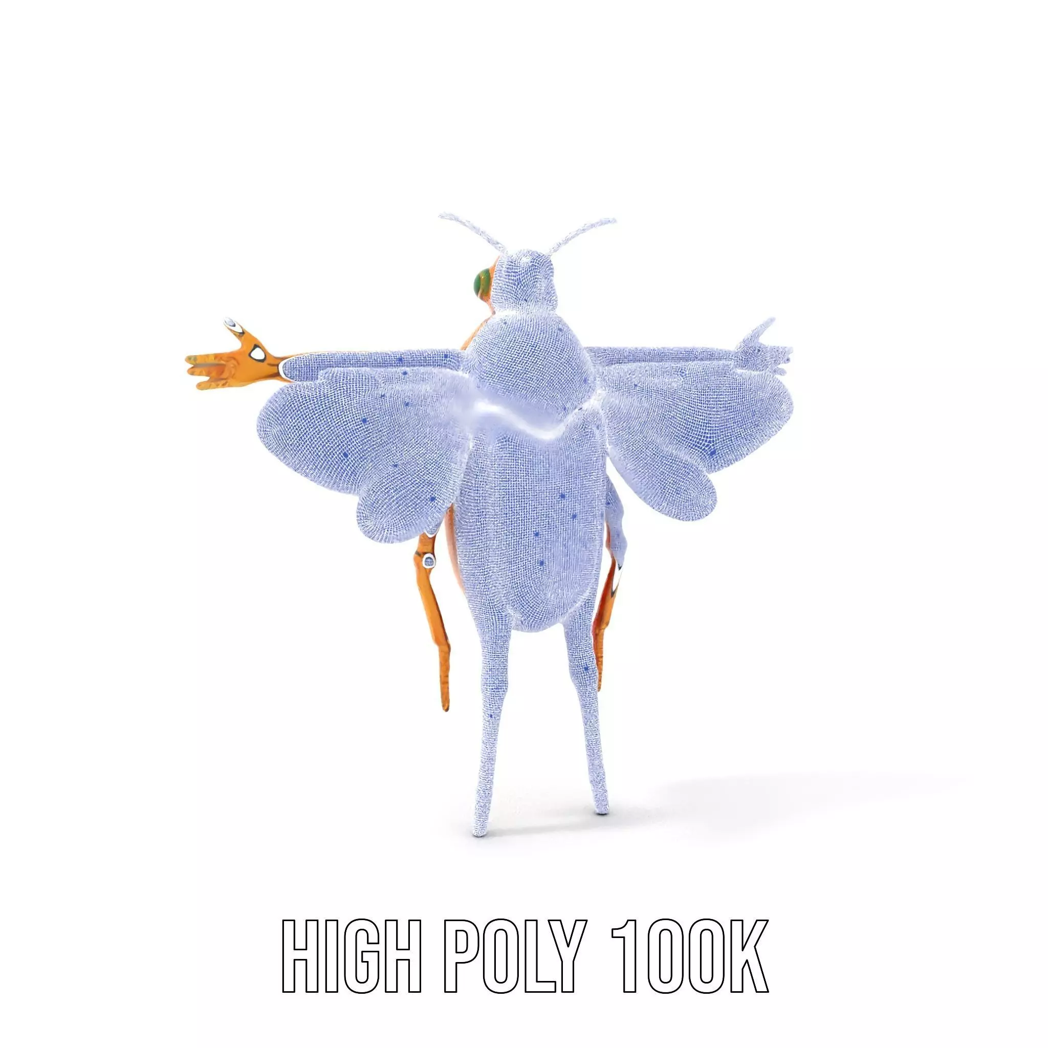 Golden Beetle Fantasy model pack Low-poly 3D model_4