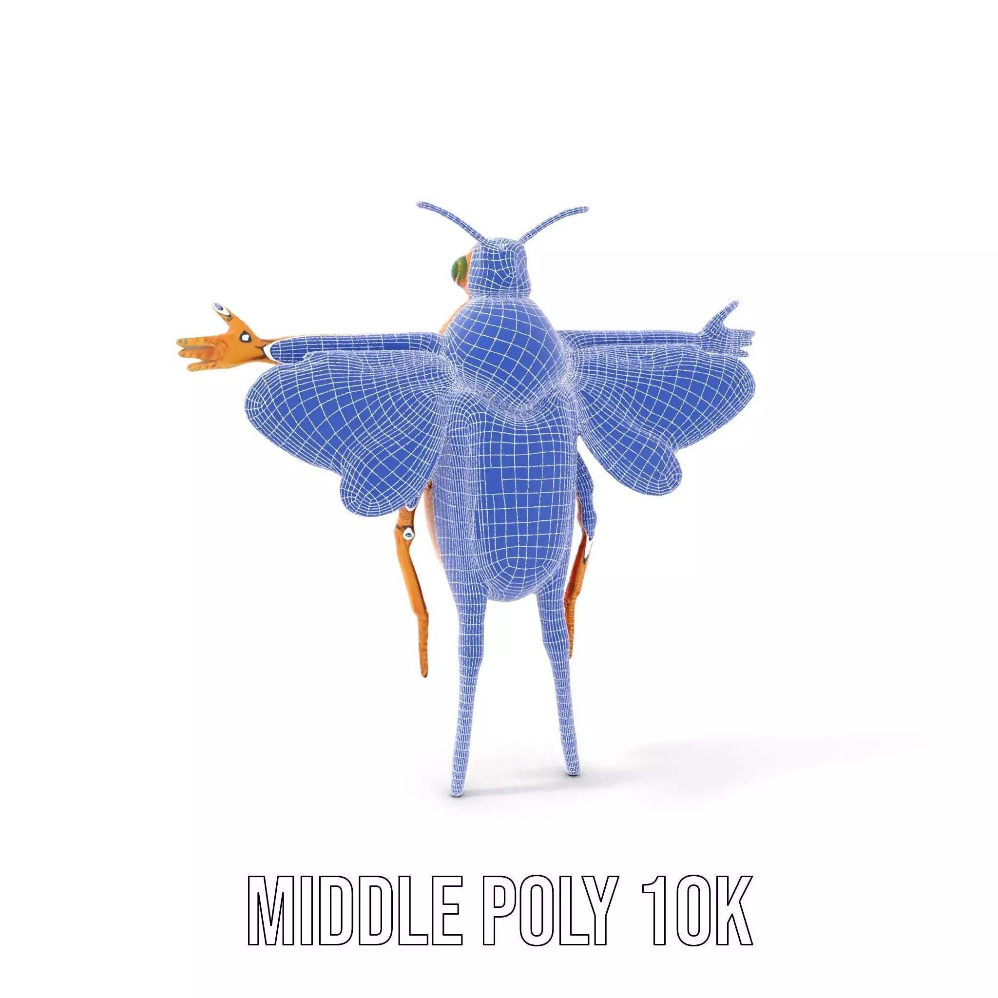 Golden Beetle Fantasy model pack Low-poly 3D model_27