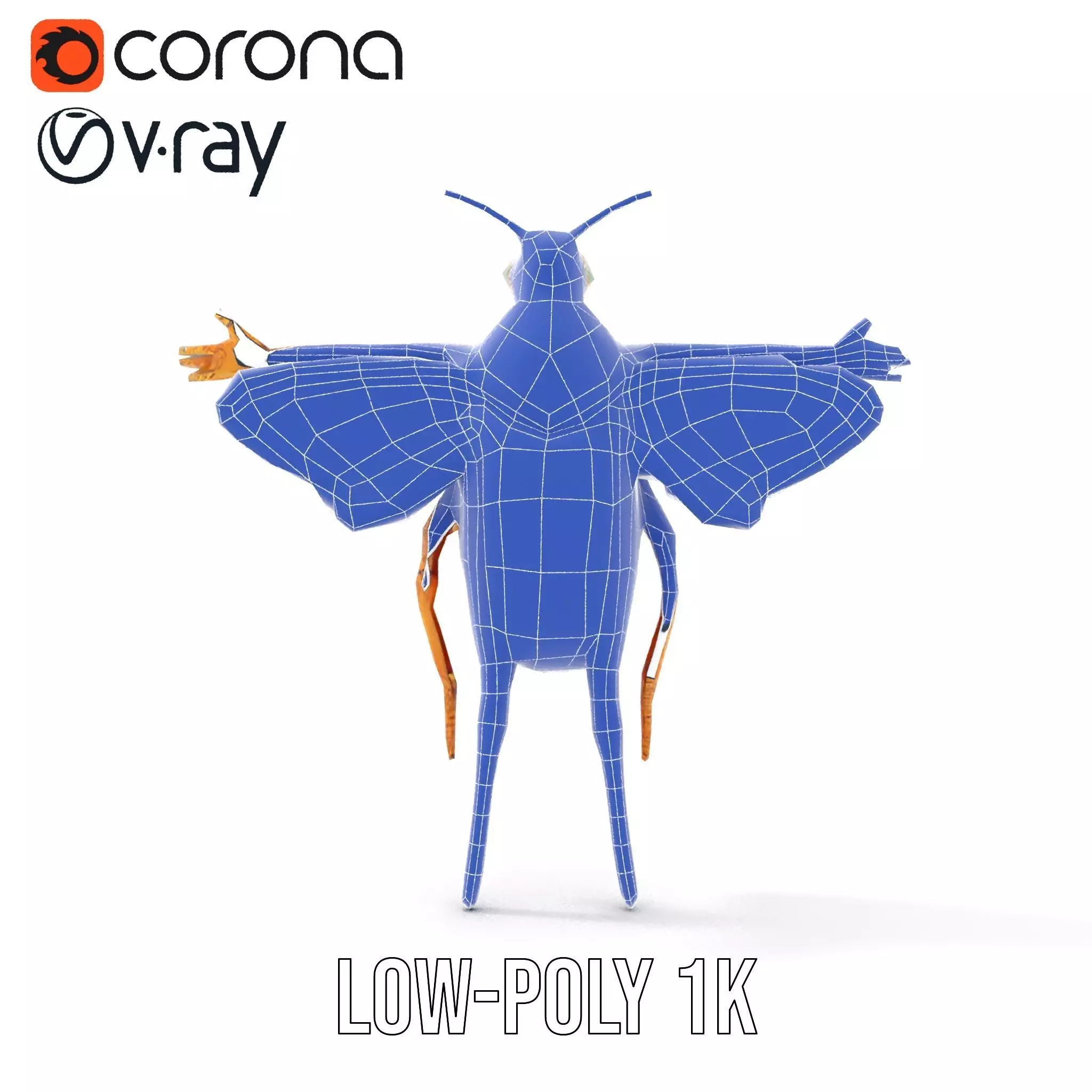 Golden Beetle Fantasy model pack Low-poly 3D model_22