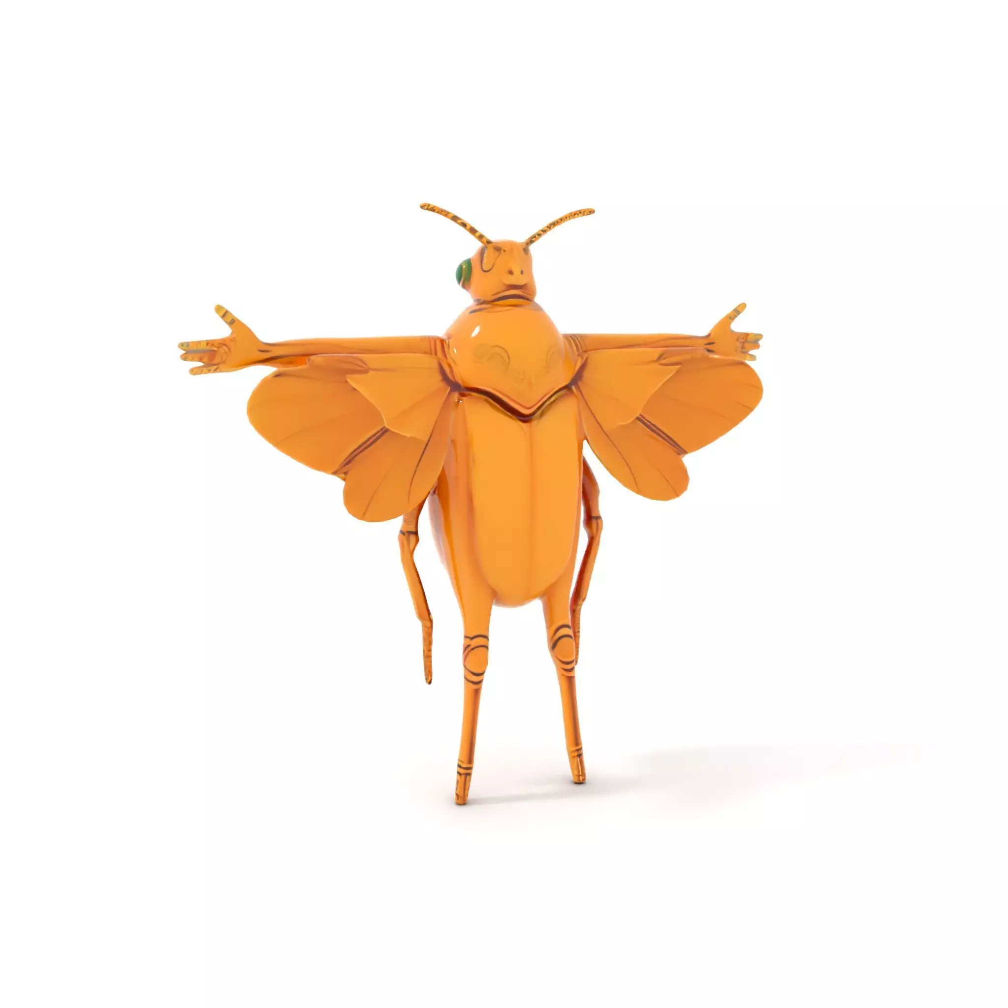 Golden Beetle Fantasy model pack Low-poly 3D model_6