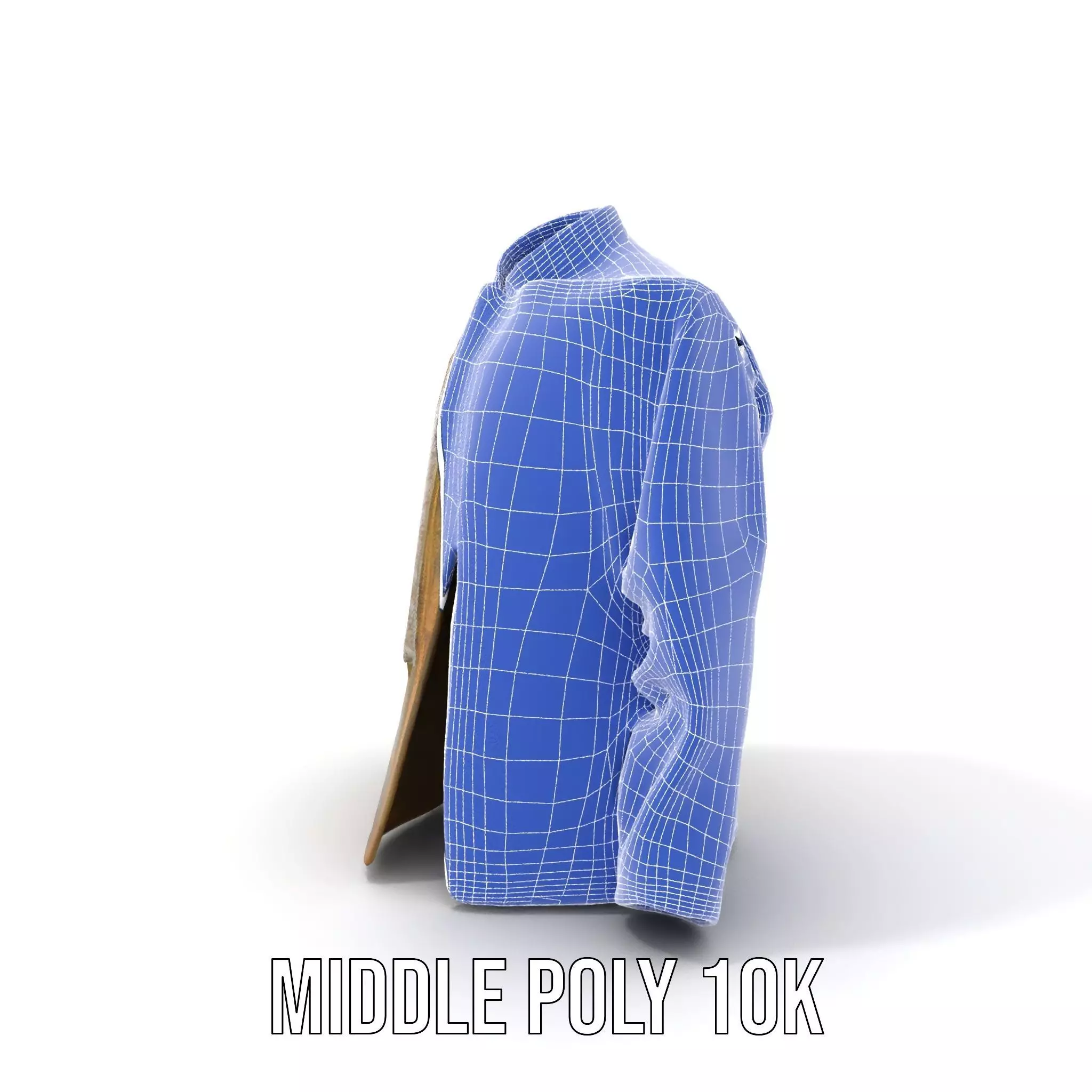 Elegant Olive Sherwani model pack Low-poly 3D model_18