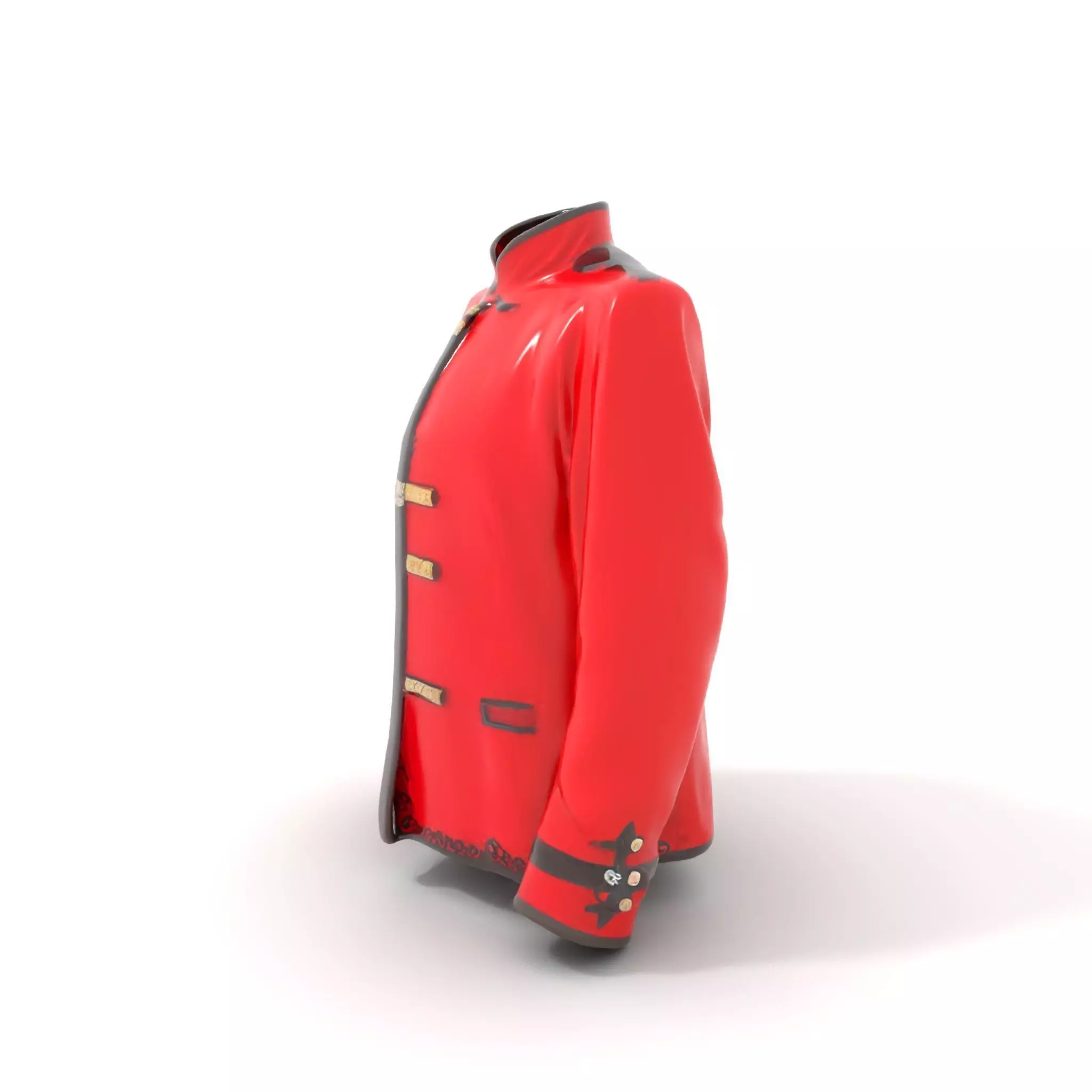 Classic Red Jacket model pack Low-poly 3D model_0