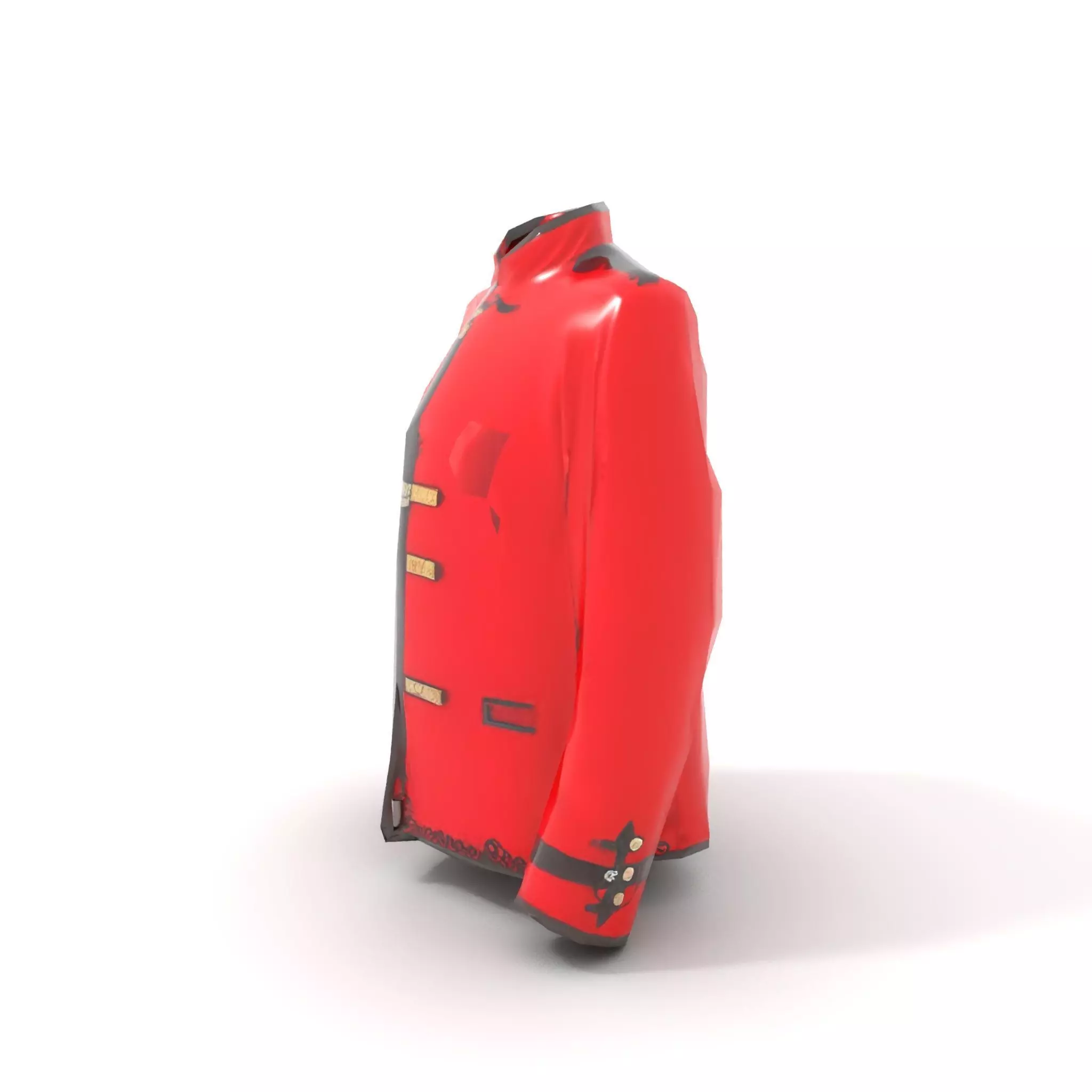 Classic Red Jacket model pack Low-poly 3D model_25