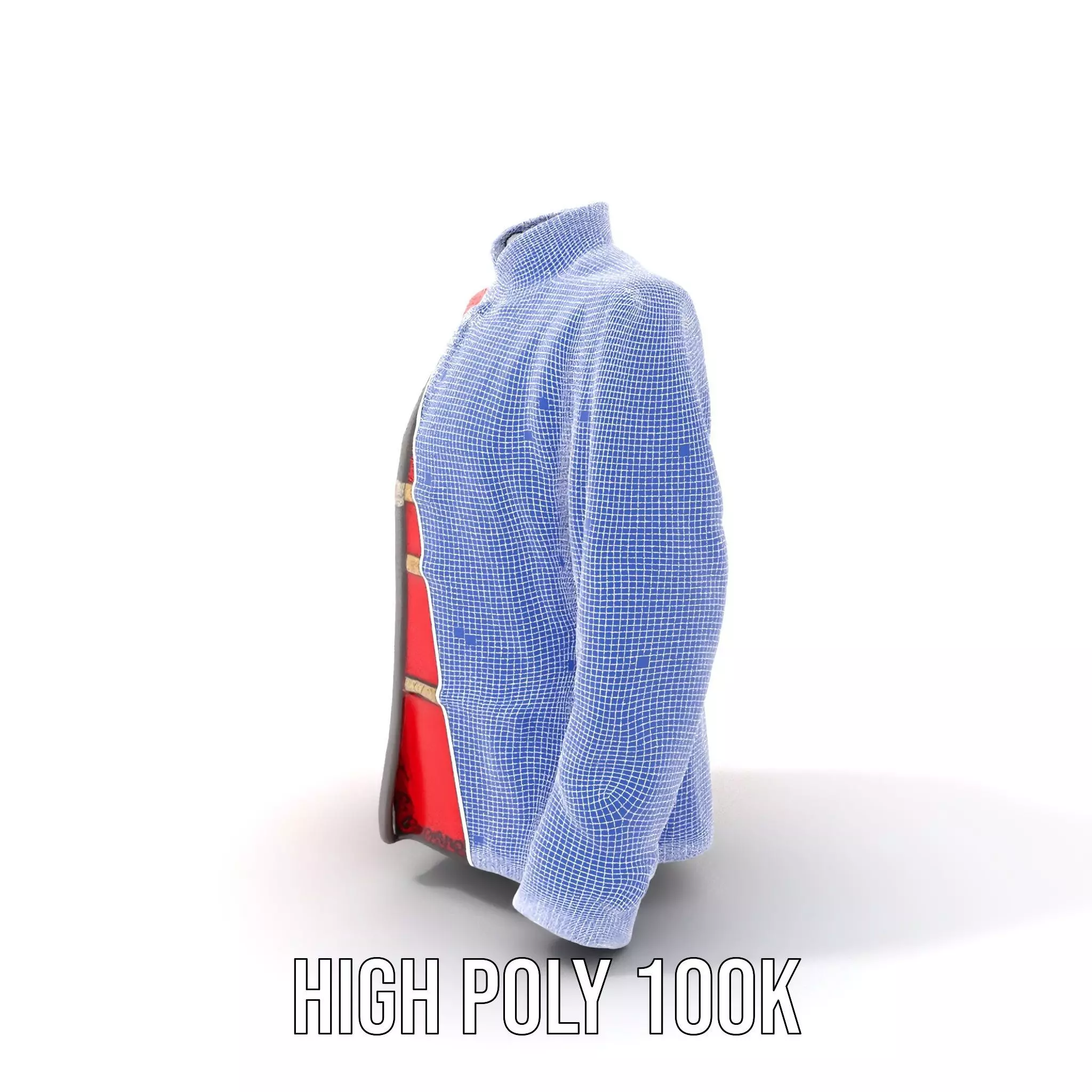 Classic Red Jacket model pack Low-poly 3D model_4