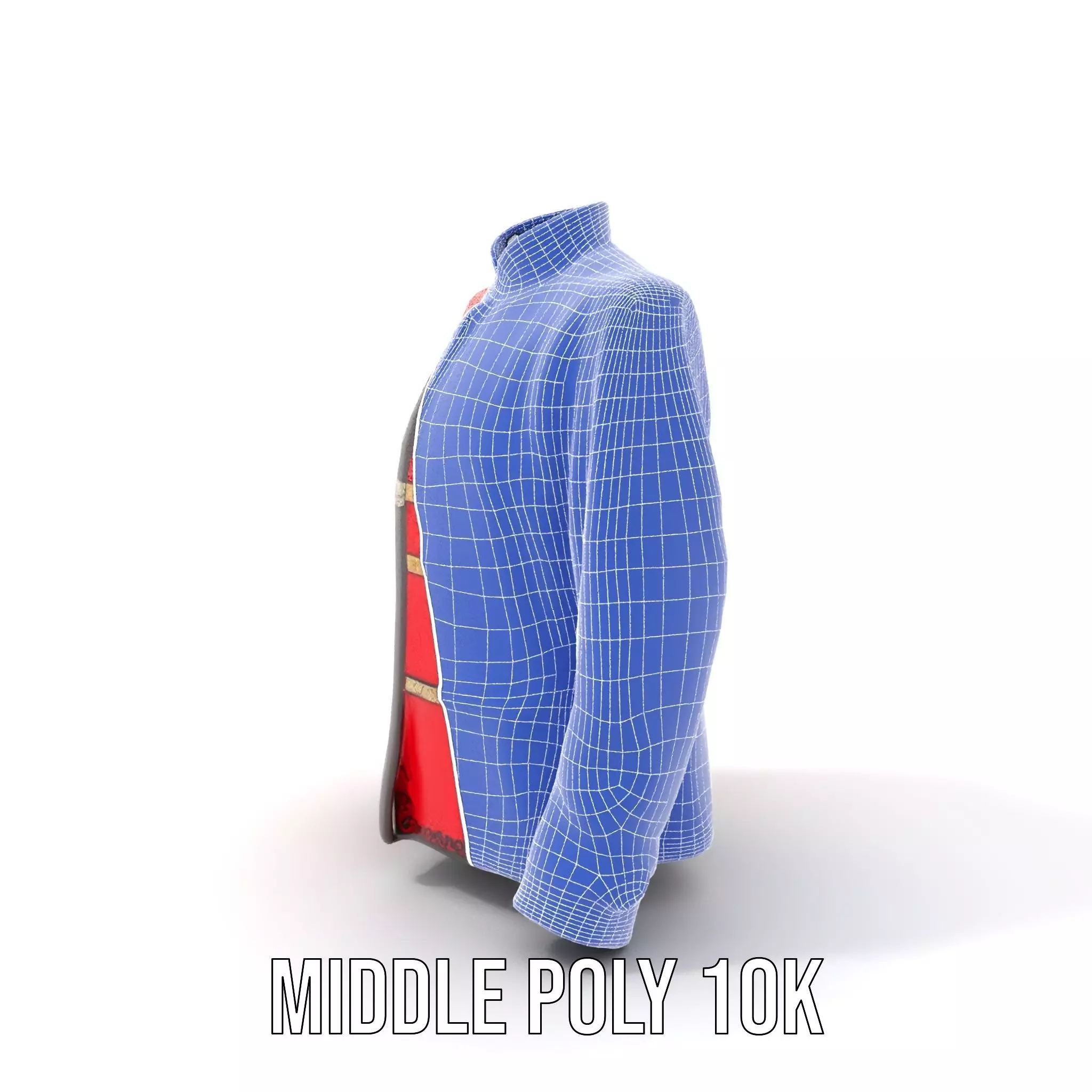 Classic Red Jacket model pack Low-poly 3D model_24