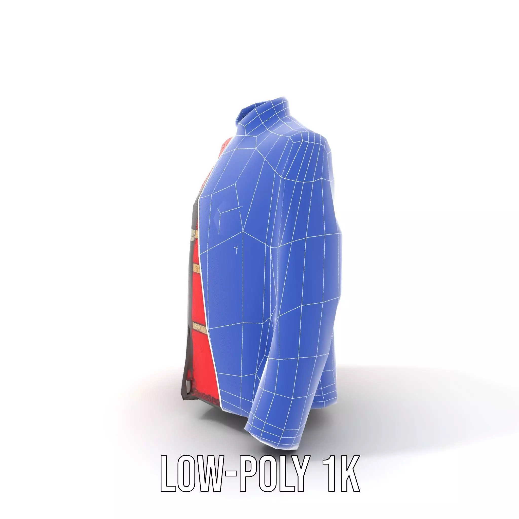 Classic Red Jacket model pack Low-poly 3D model_19