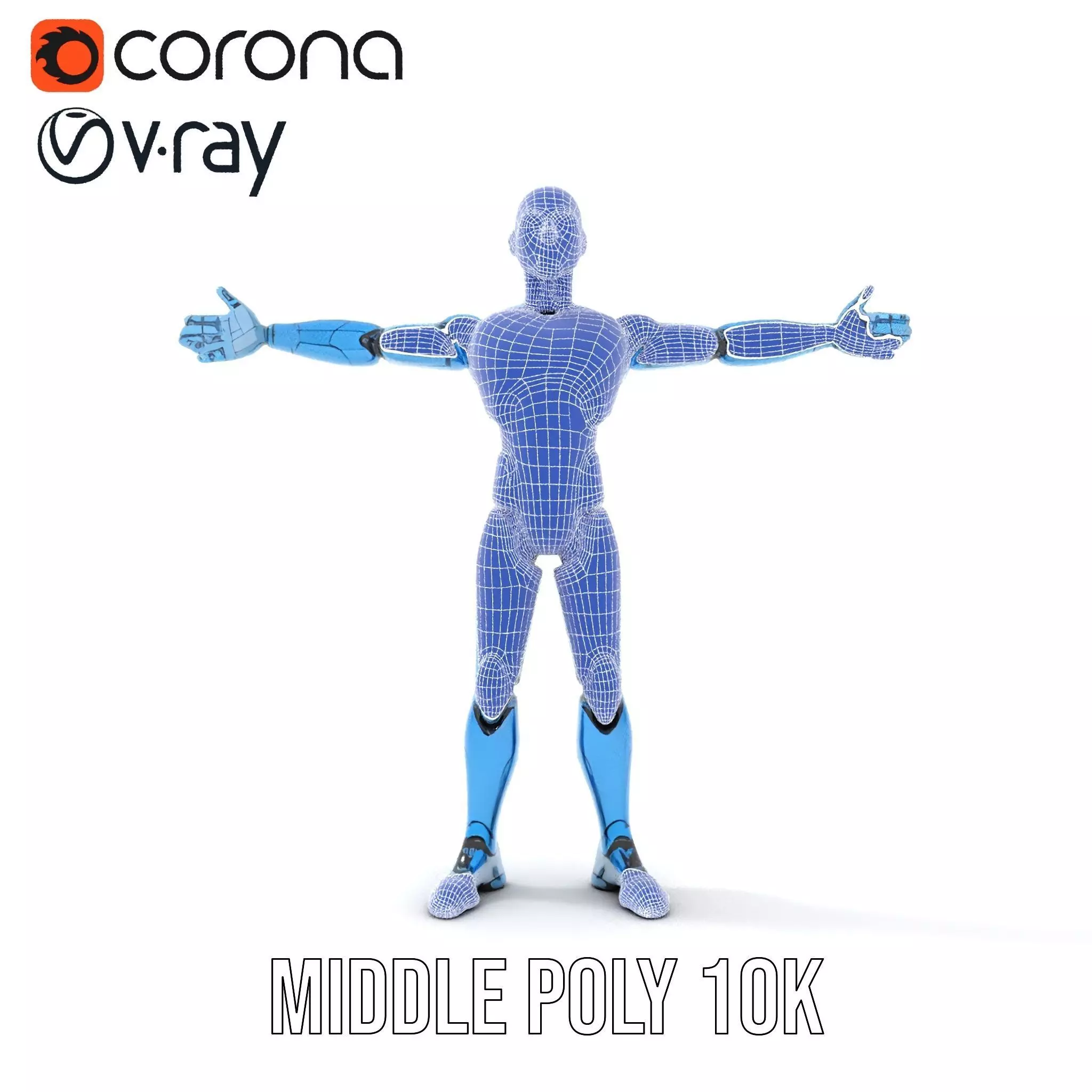 Sapphire Android model pack Low-poly 3D model_29