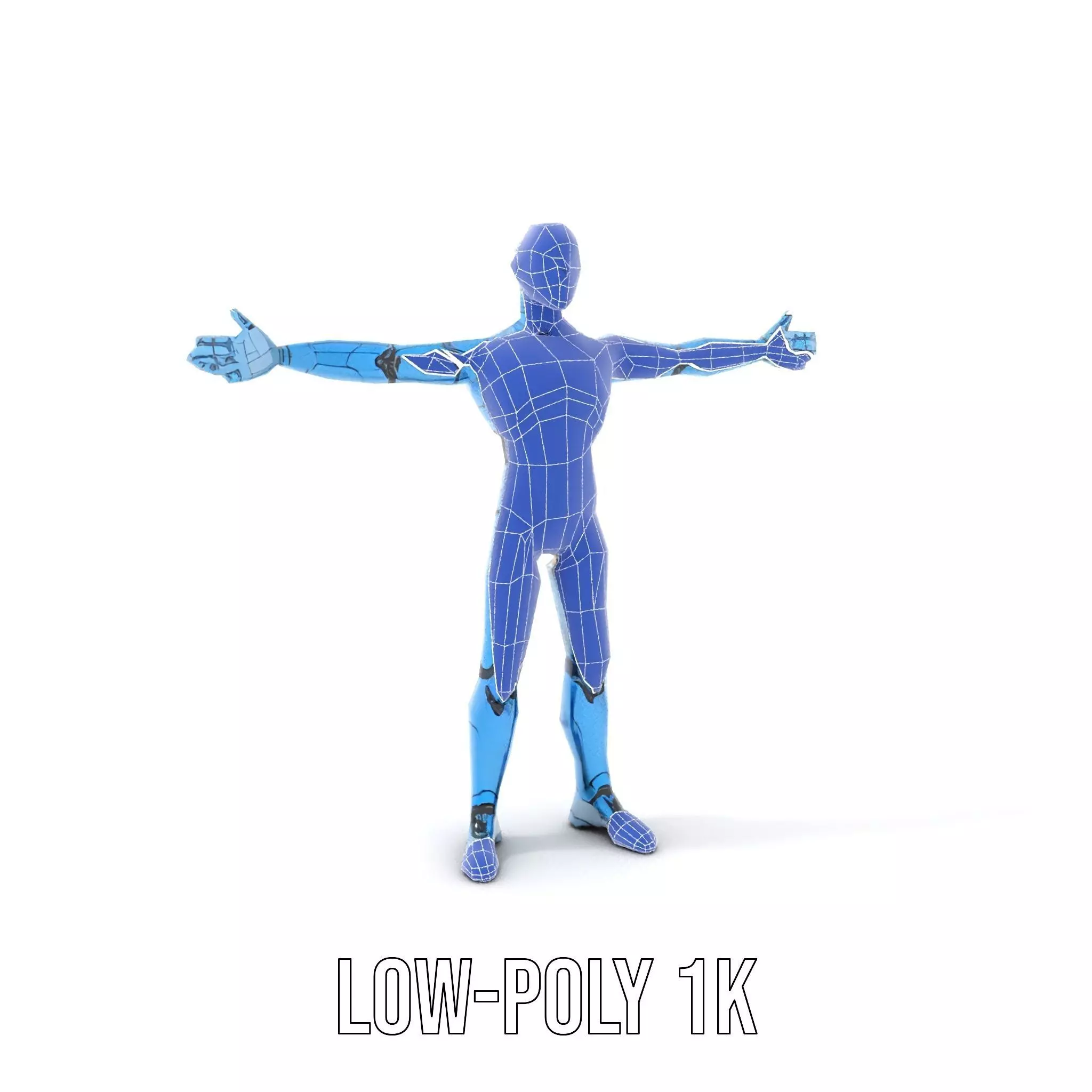 Sapphire Android model pack Low-poly 3D model_17