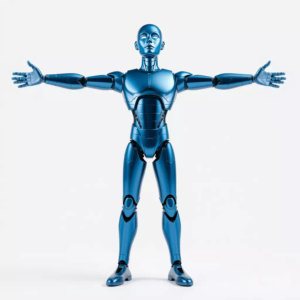 Sapphire Android model pack Low-poly 3D model_2