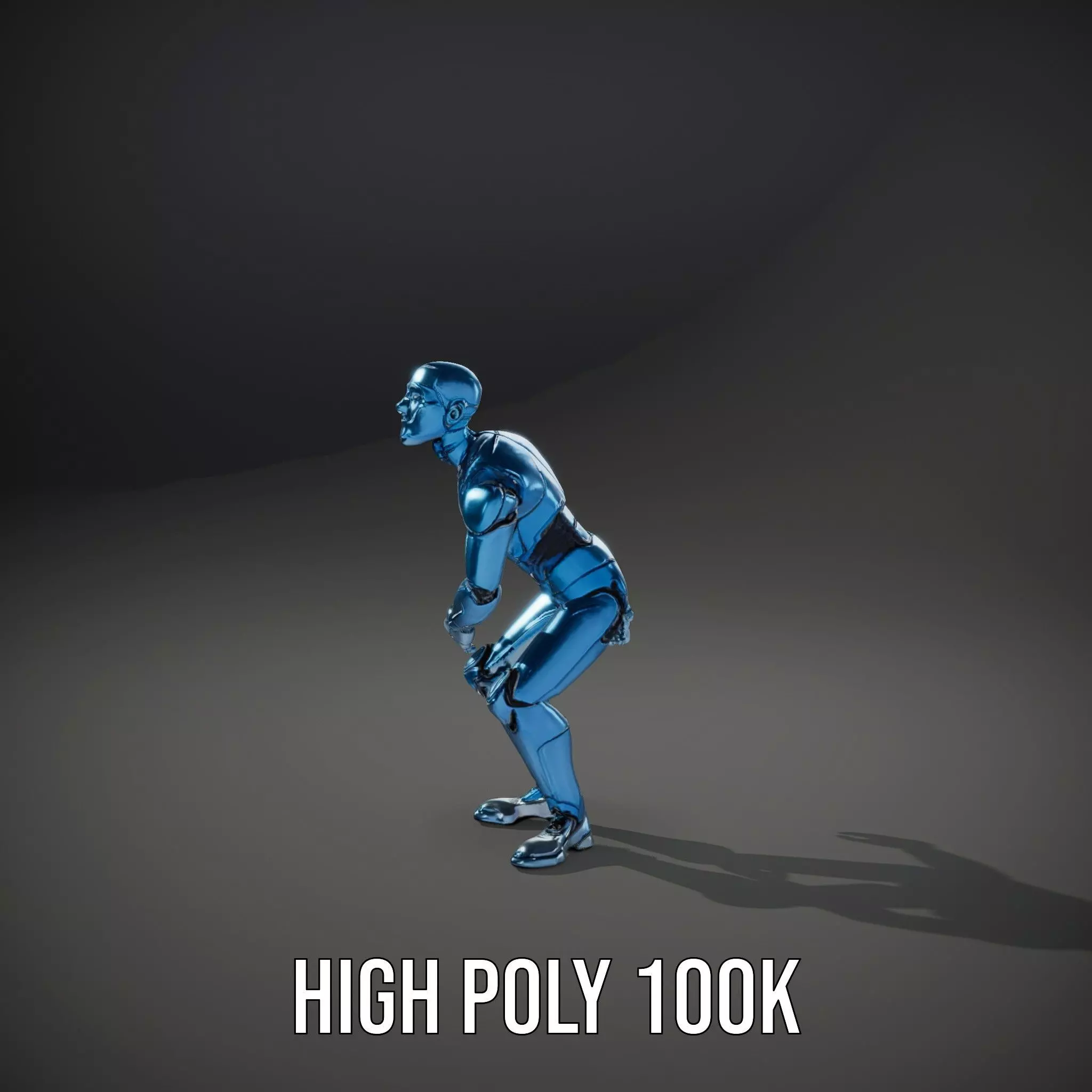 Sapphire Android model pack Low-poly 3D model_8