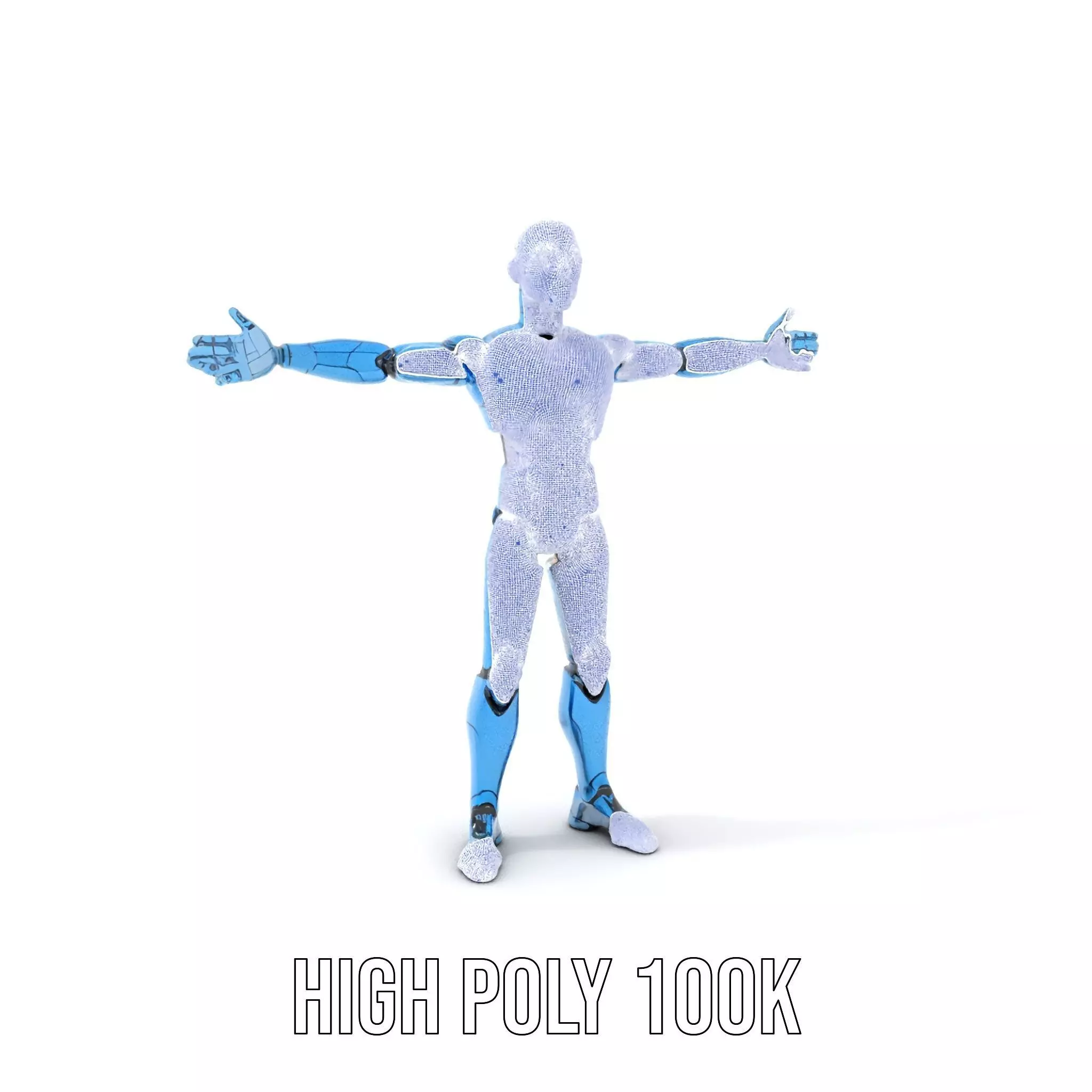 Sapphire Android model pack Low-poly 3D model_4