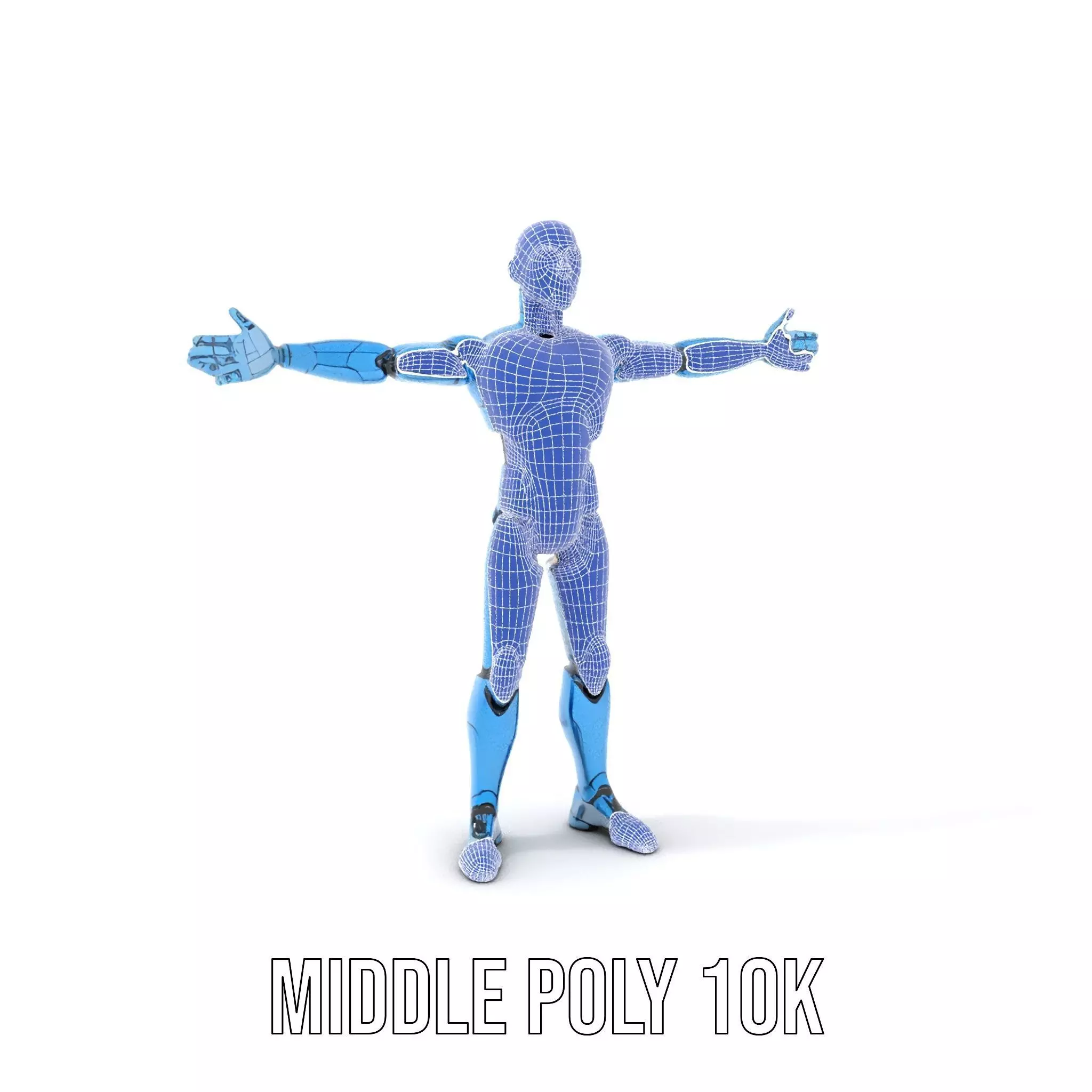 Sapphire Android model pack Low-poly 3D model_5