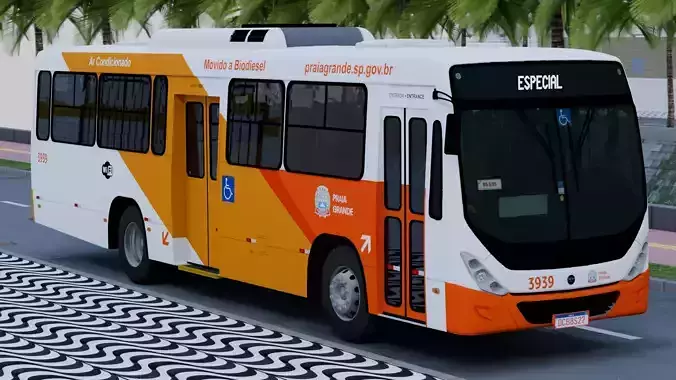 Marcopolo Bus Torino S OF-1519 - Praia Grande 39xx