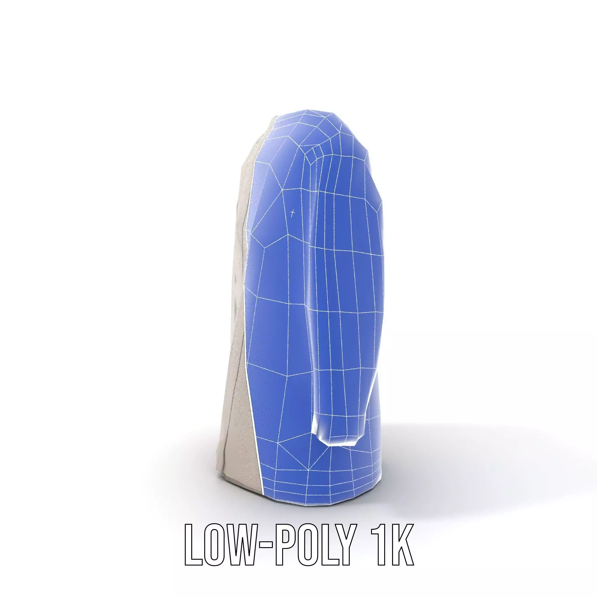 Elegant Grey Coat model pack Low-poly 3D model_19