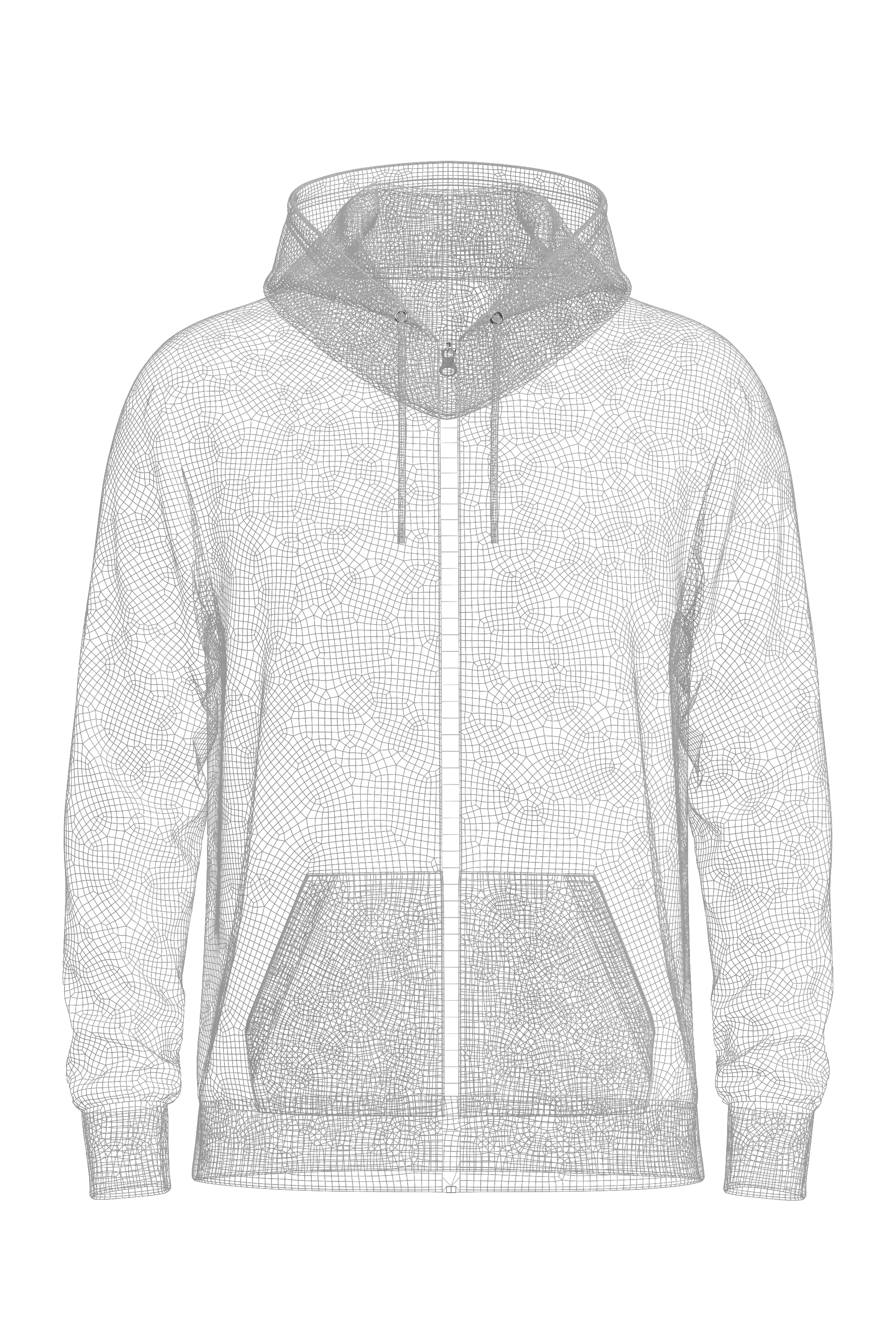 Hoodie 3D model_3