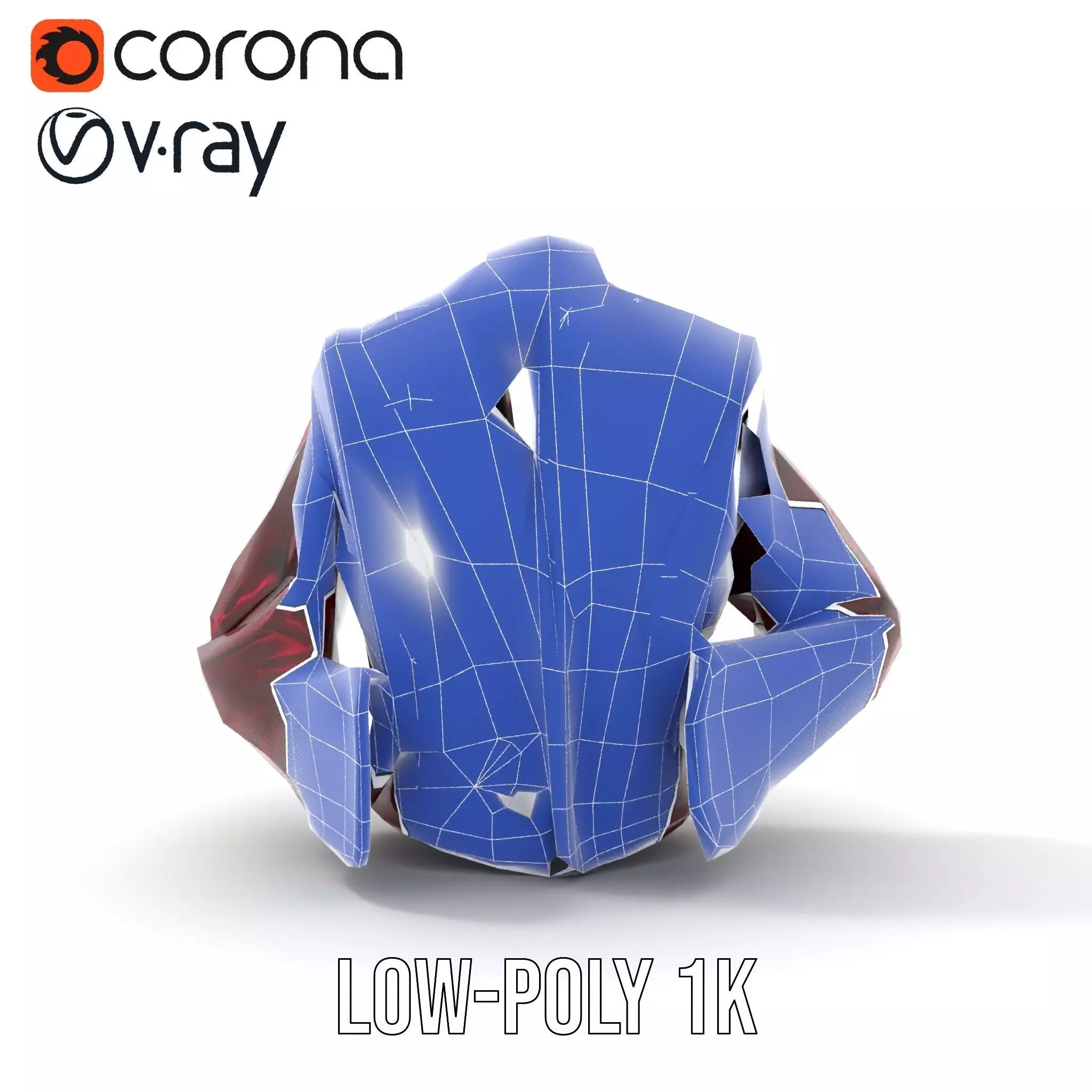 Elegant Velvet Jacket model pack Low-poly 3D model_30