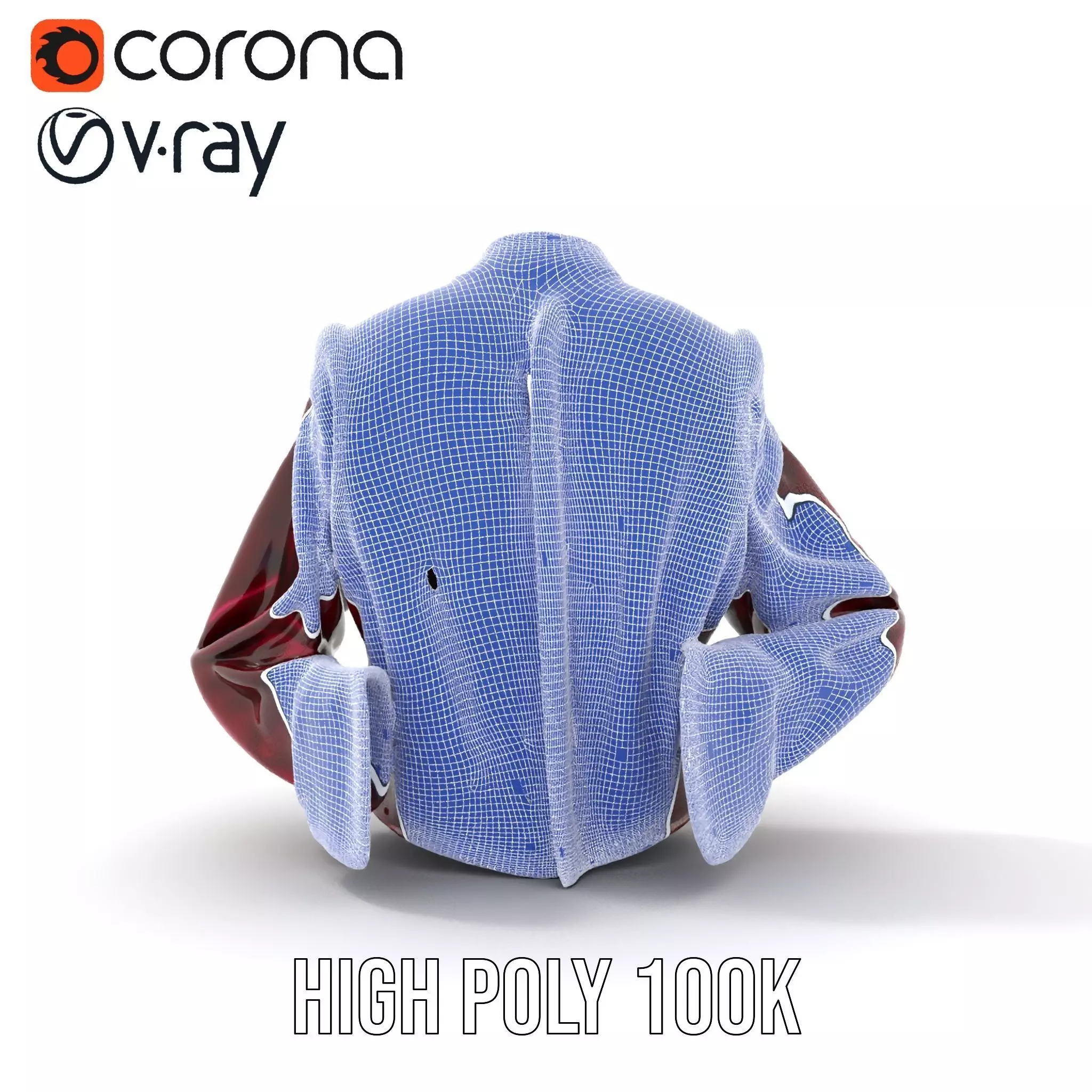 Elegant Velvet Jacket model pack Low-poly 3D model_32