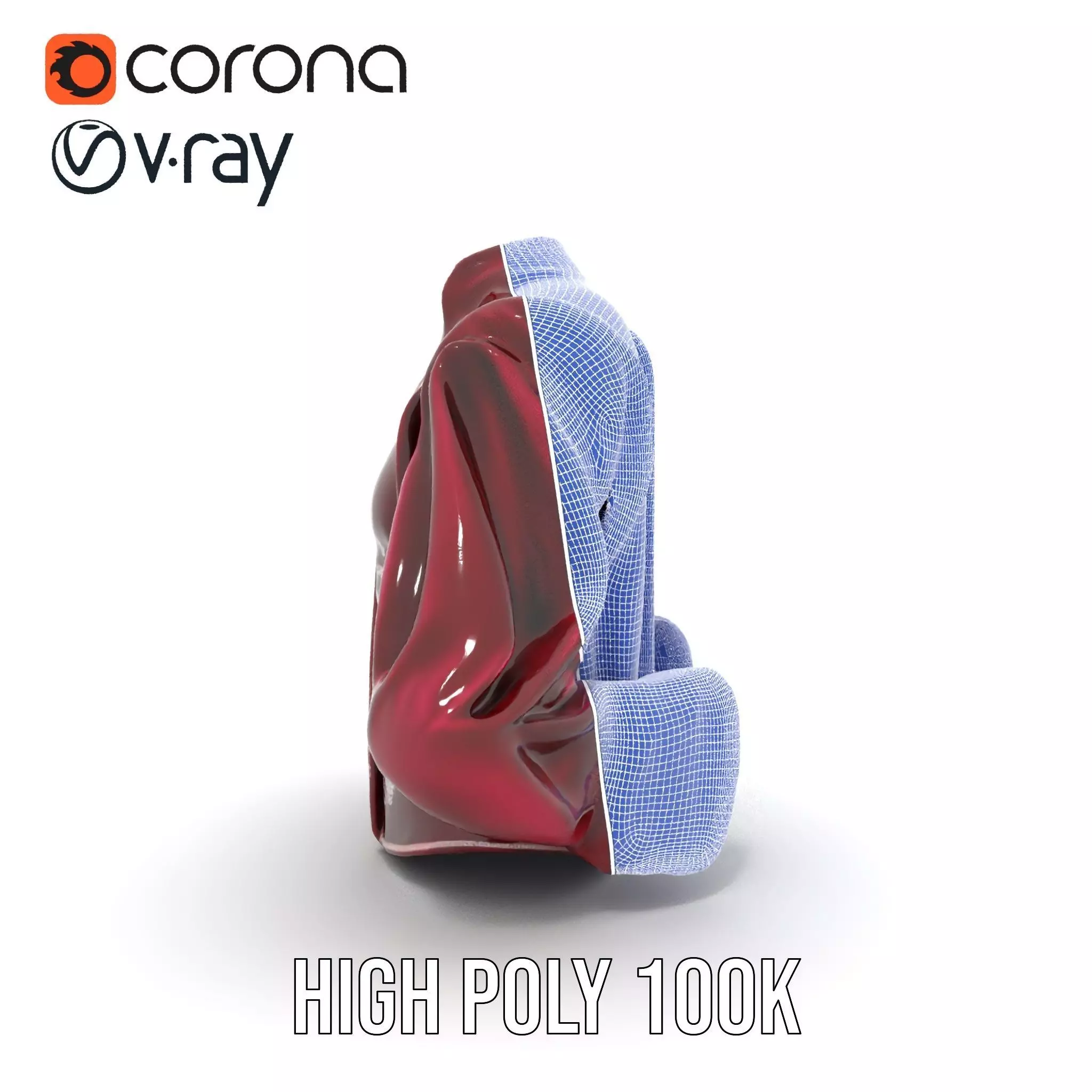 Elegant Velvet Jacket model pack Low-poly 3D model_34