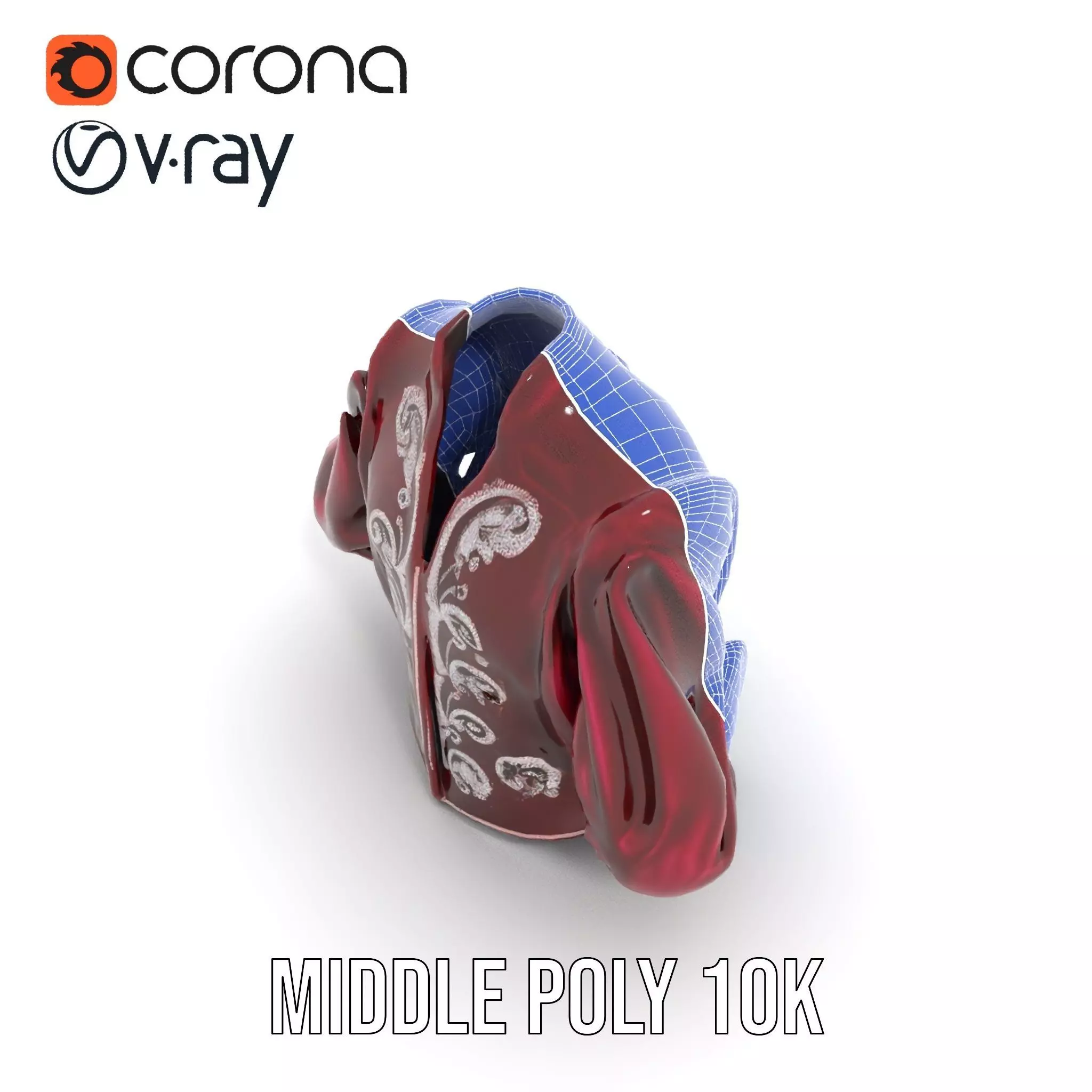 Elegant Velvet Jacket model pack Low-poly 3D model_29