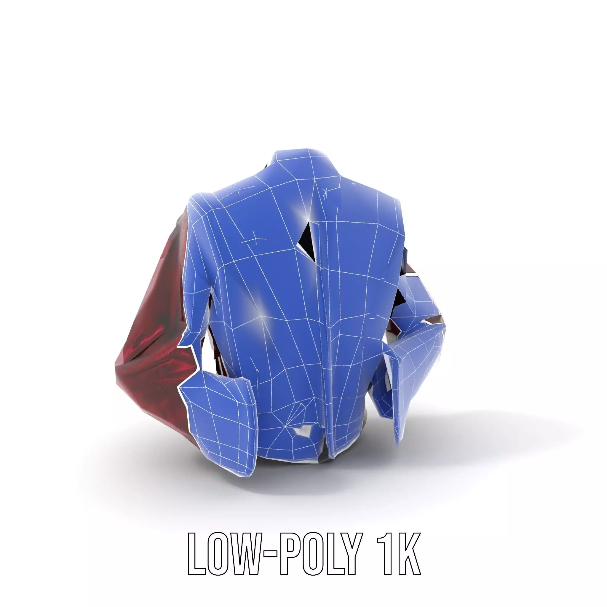 Elegant Velvet Jacket model pack Low-poly 3D model_14