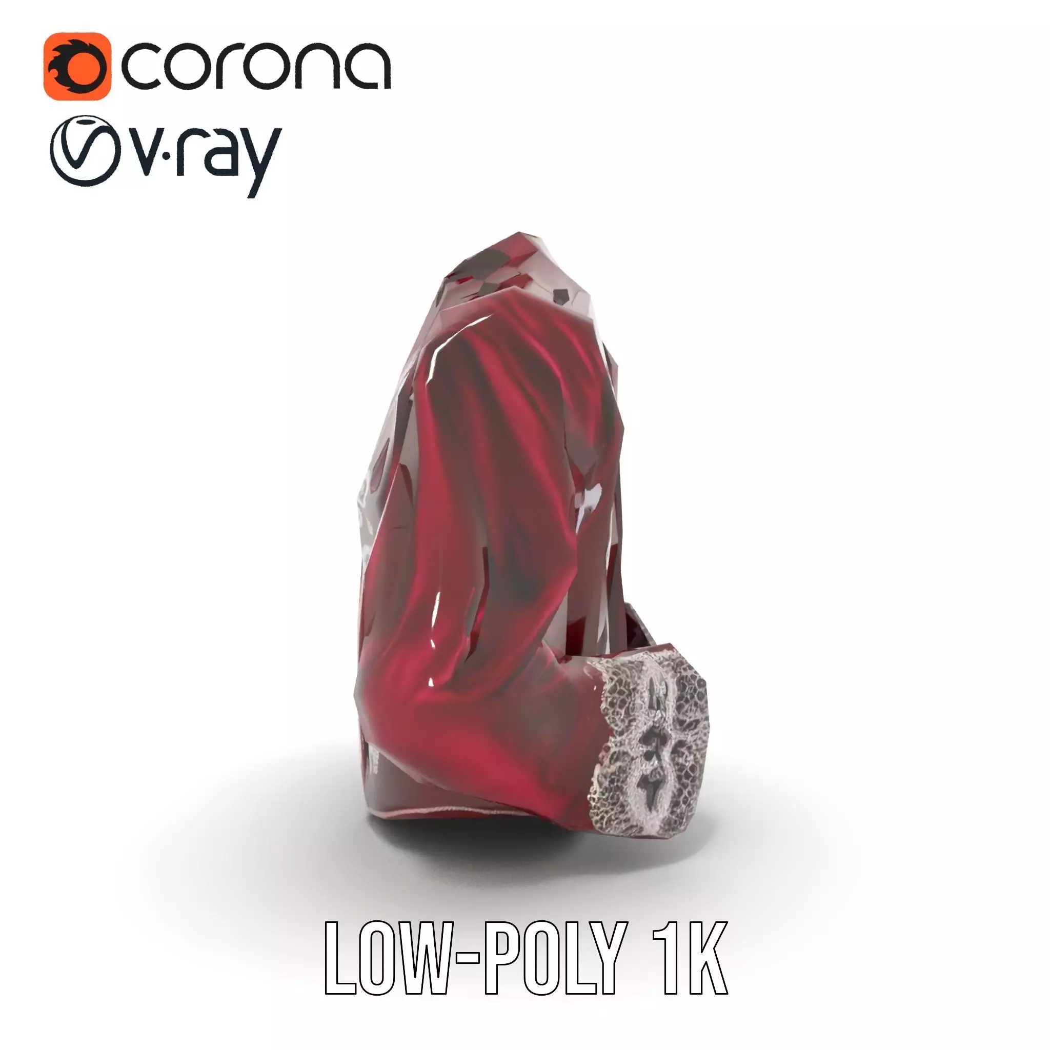 Elegant Velvet Jacket model pack Low-poly 3D model_22