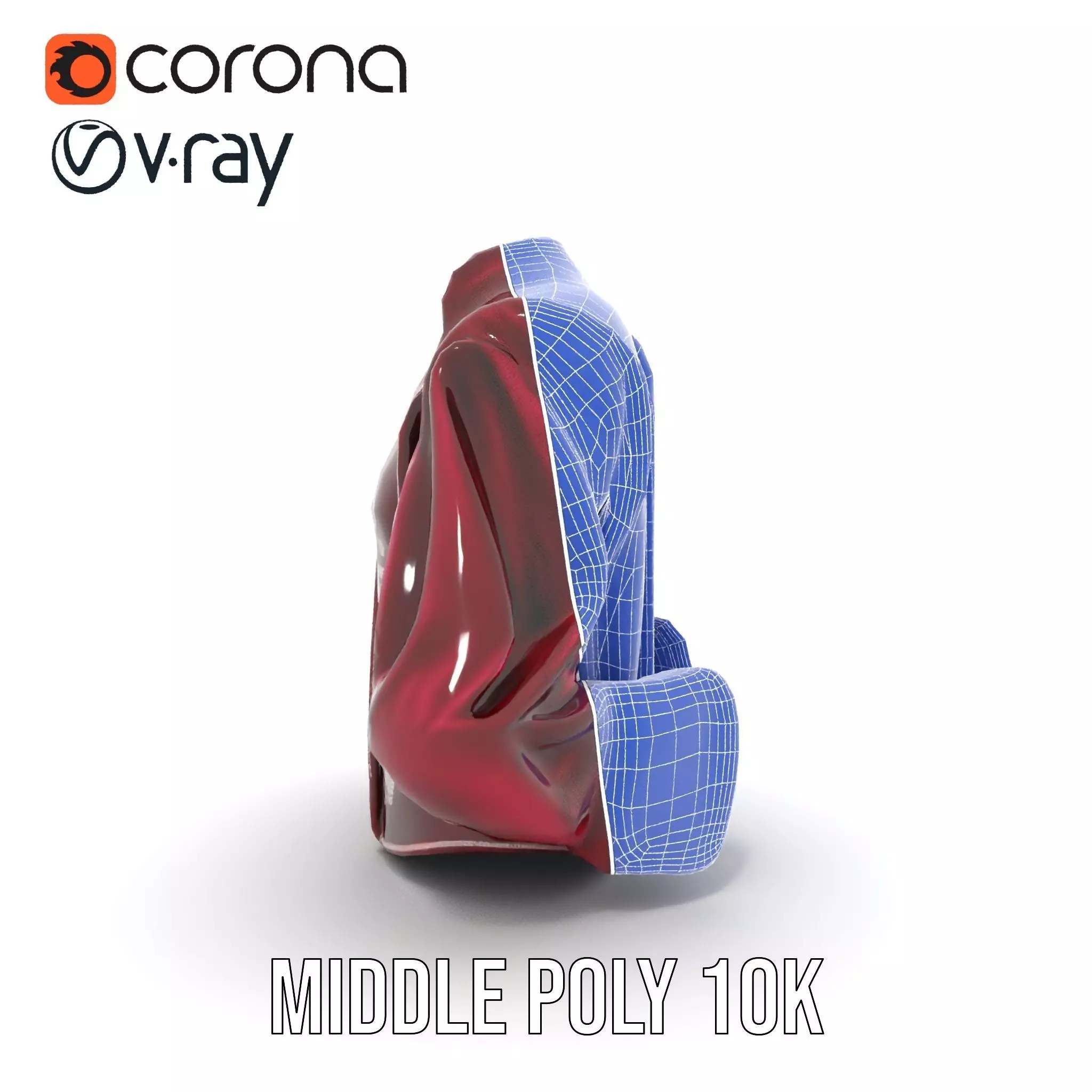 Elegant Velvet Jacket model pack Low-poly 3D model_21