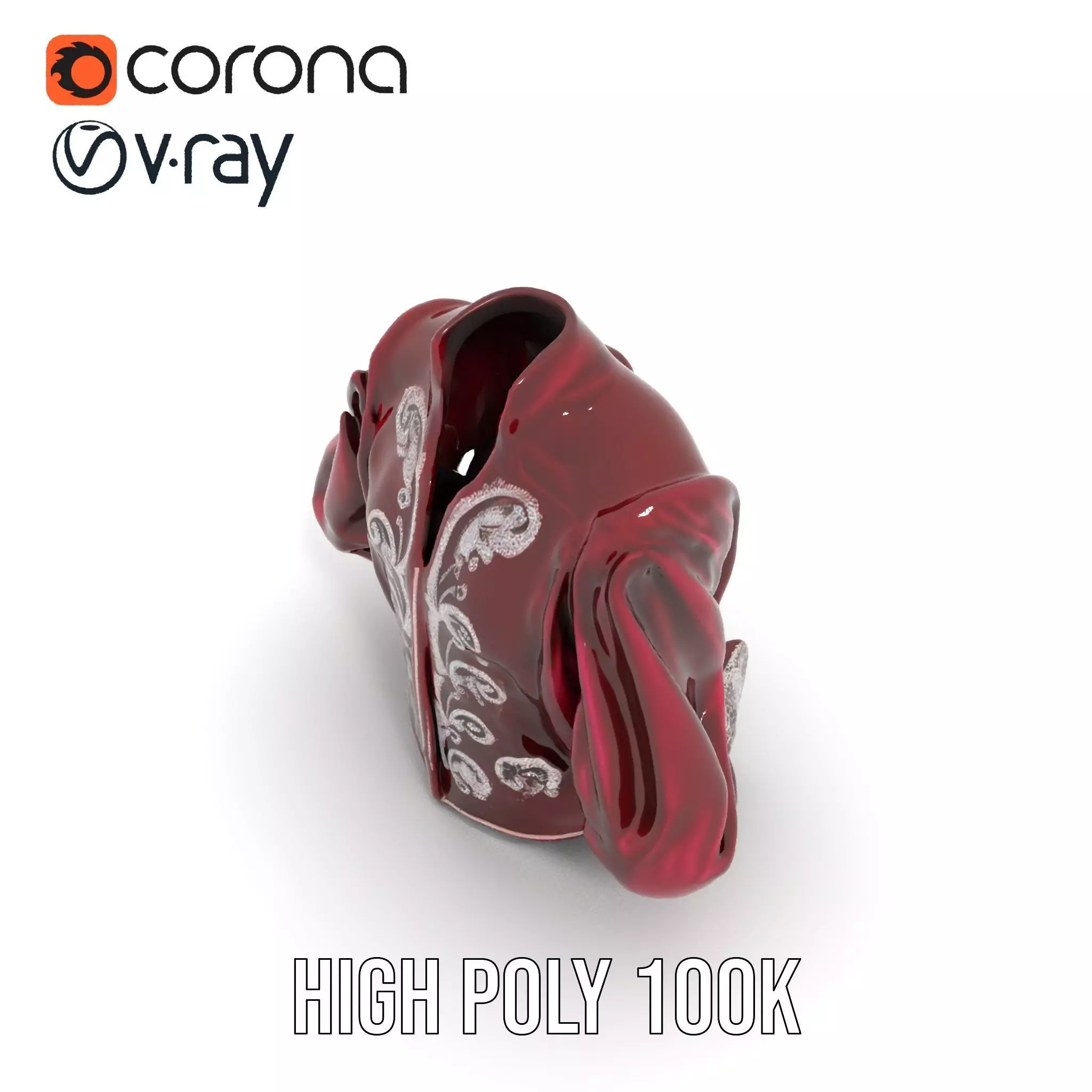 Elegant Velvet Jacket model pack Low-poly 3D model_31