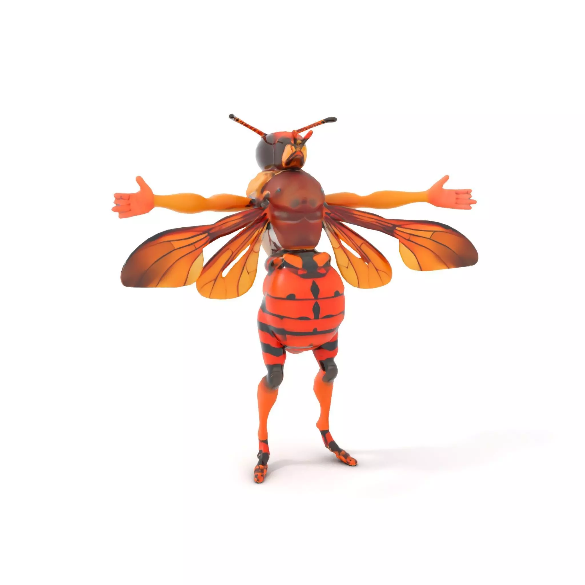 Hornet Hybrid Creature model pack Low-poly 3D model_6