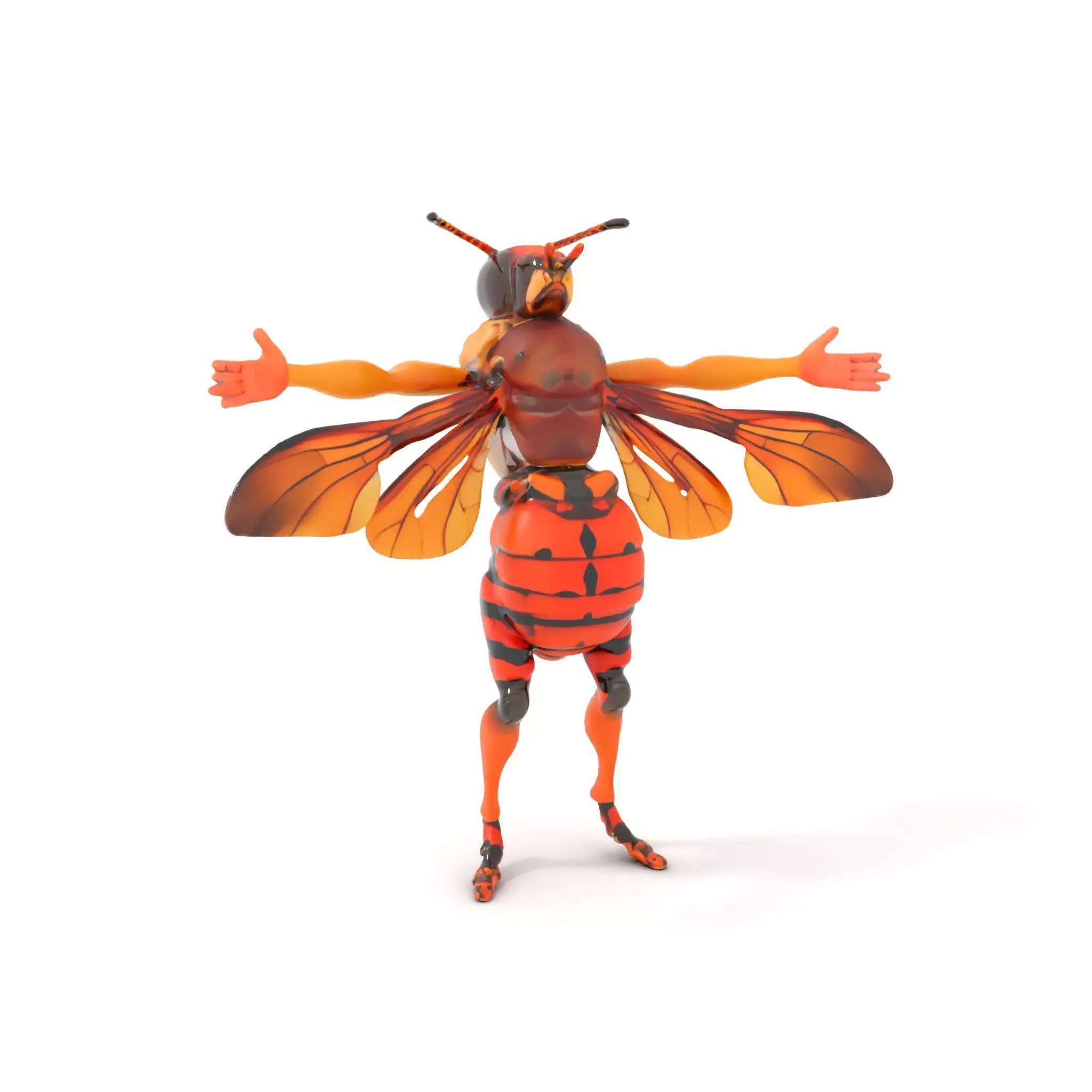 Hornet Hybrid Creature model pack Low-poly 3D model_0