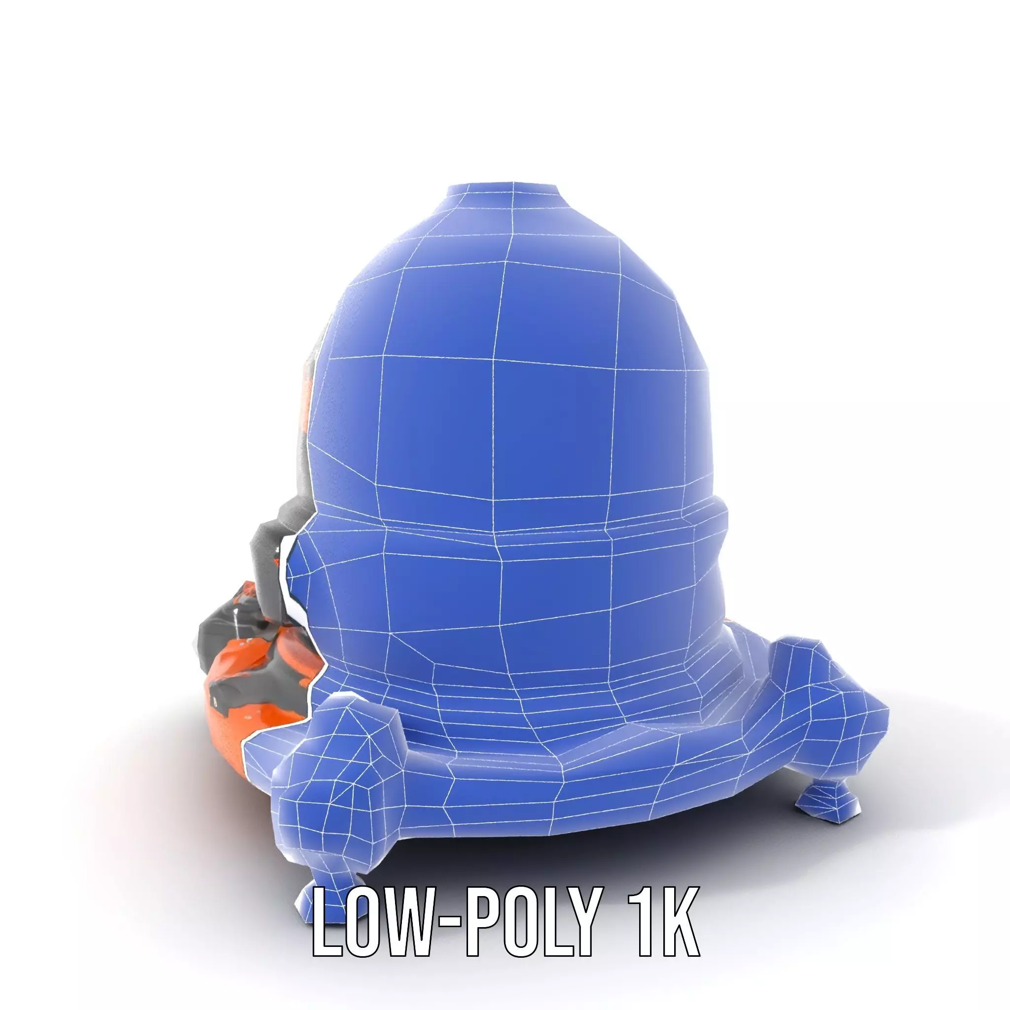 Orbital Research Drone model pack Low-poly 3D model_14