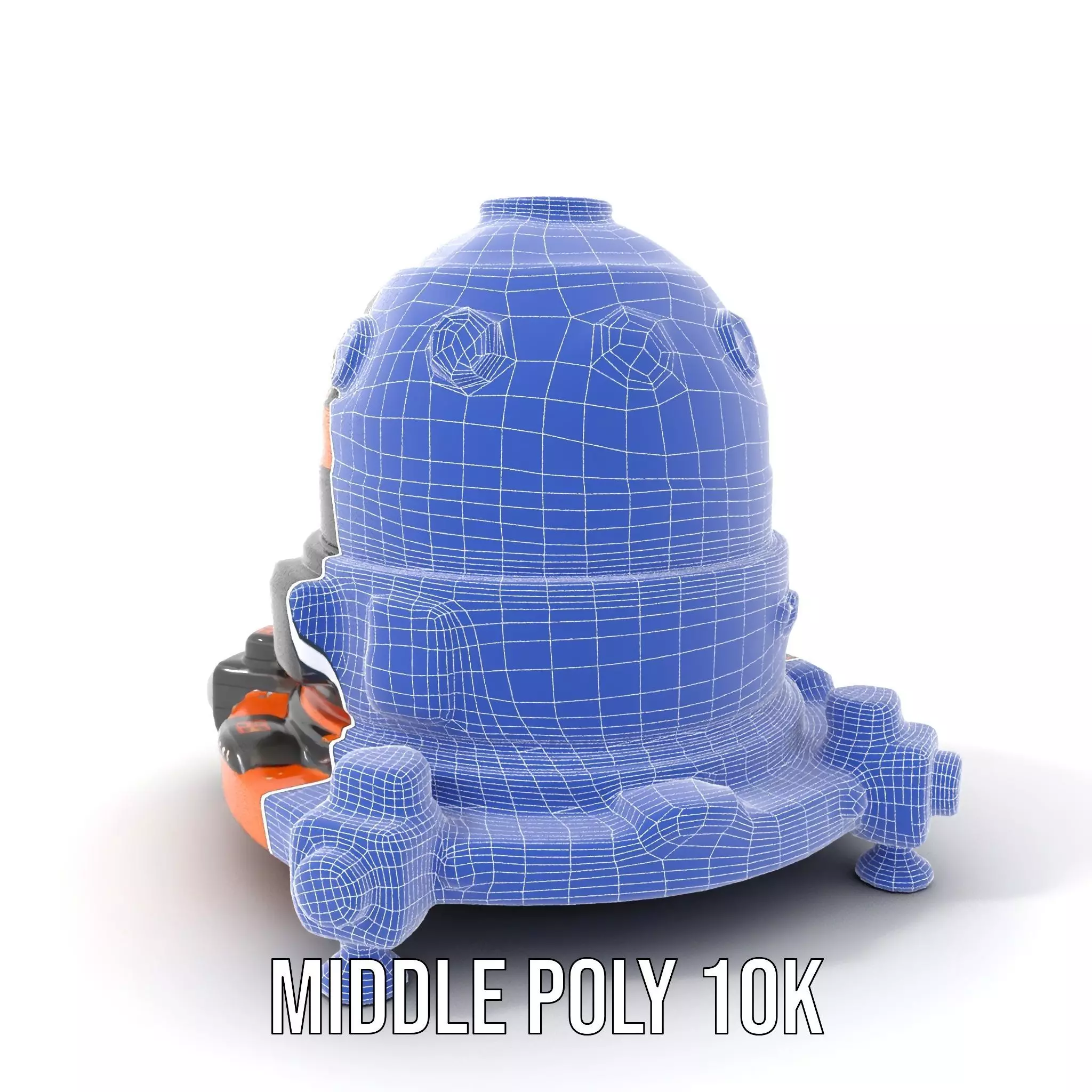 Orbital Research Drone model pack Low-poly 3D model_11