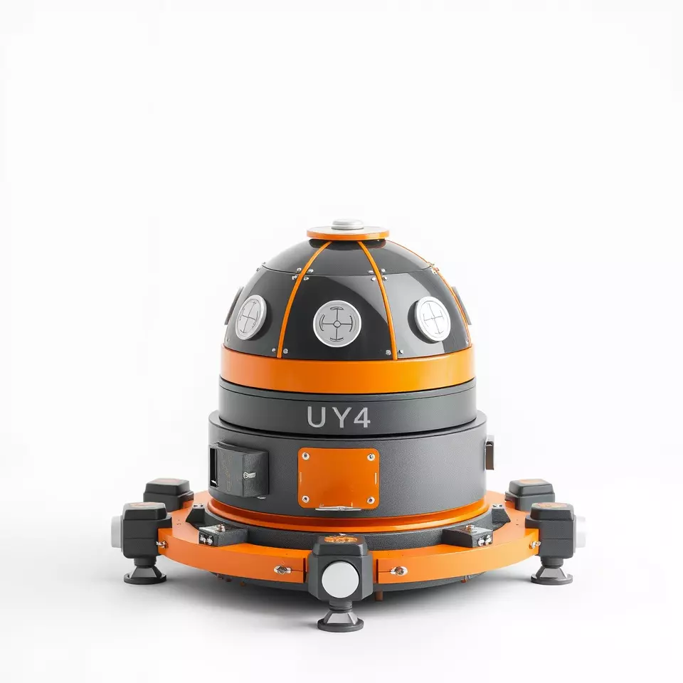 Orbital Research Drone model pack Low-poly 3D model_2