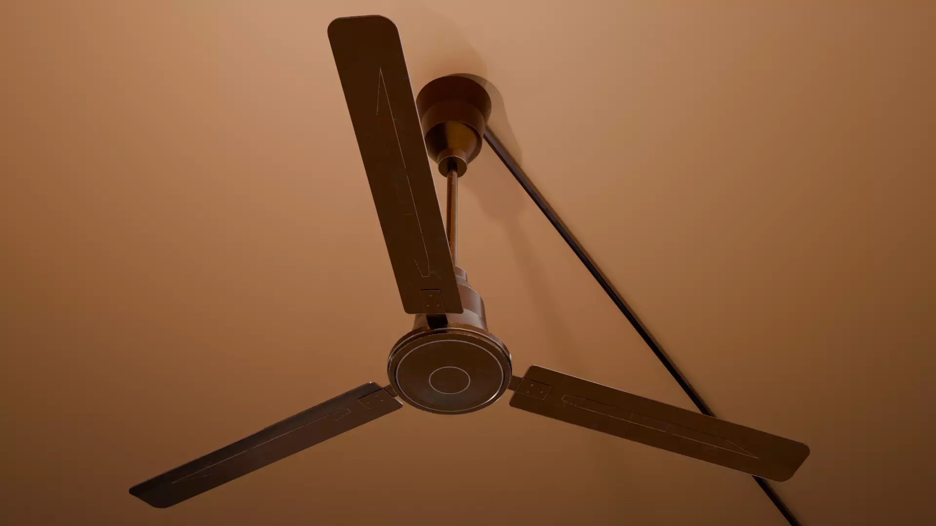 Ceiling Fan Free 3D model_0