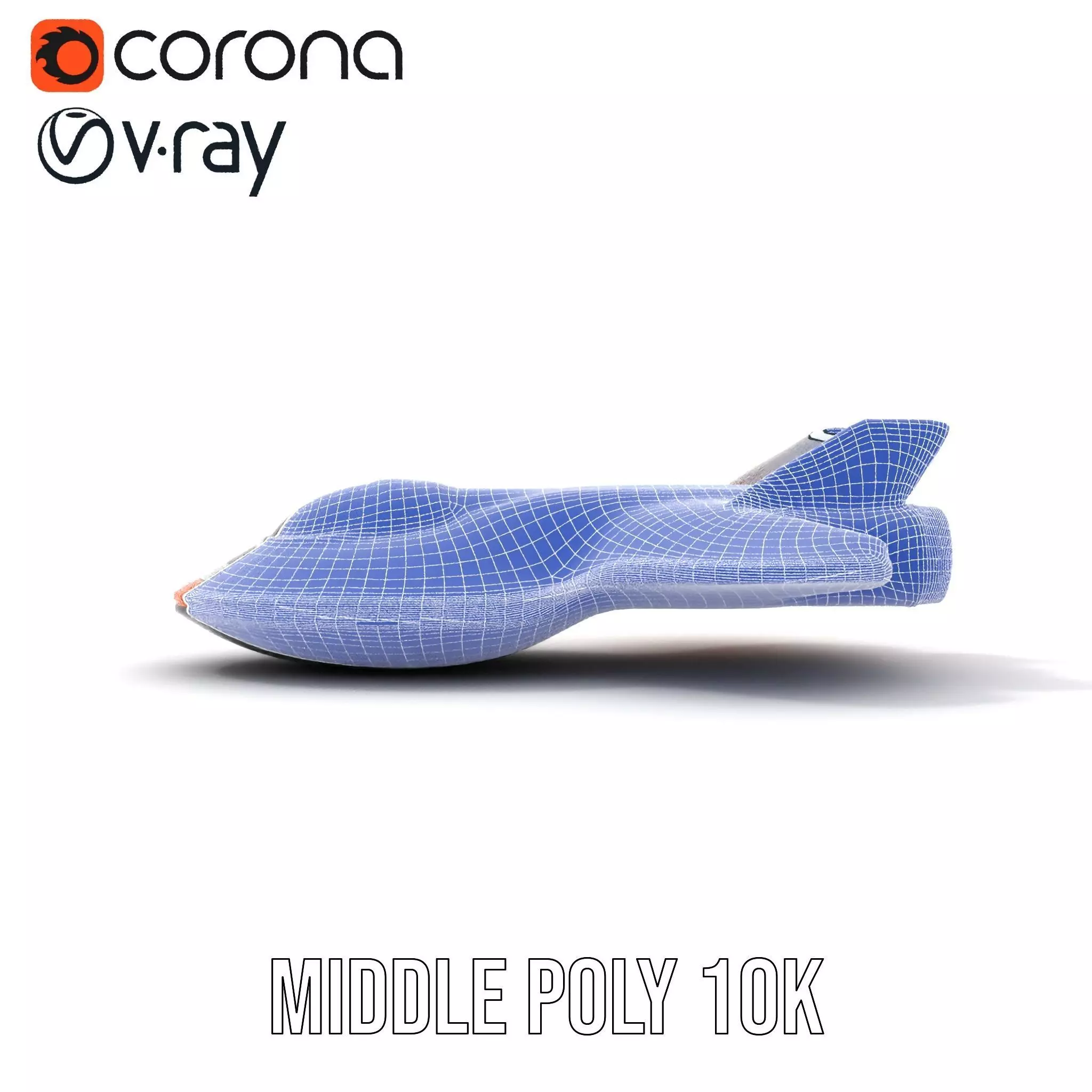 Futuristic Orange Spaceship model pack Low-poly 3D model_27