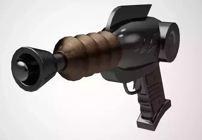 SciFi Retro Ray Gun Free 3D model