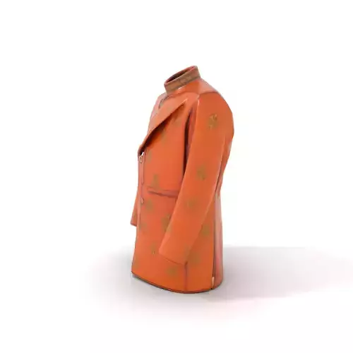 Golden Embroidered Jacket model pack Low-poly 3D model